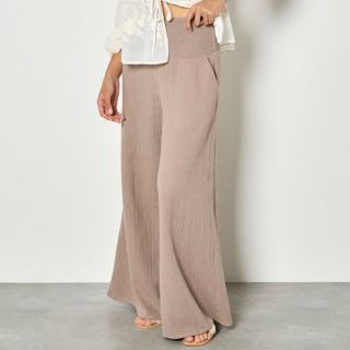 Apricot
Pantaloni a gamba
larga in cotone
con tasche
