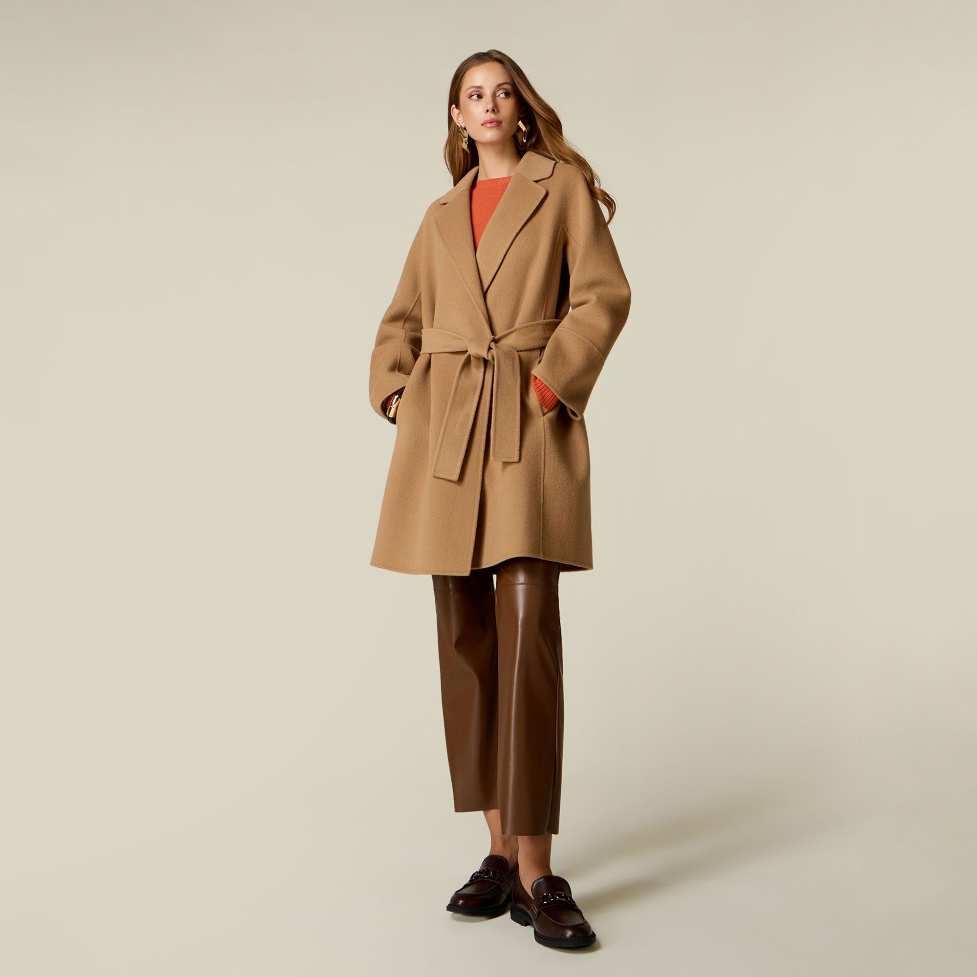 Oltre
Cappotto in misto
lana linea a kimono