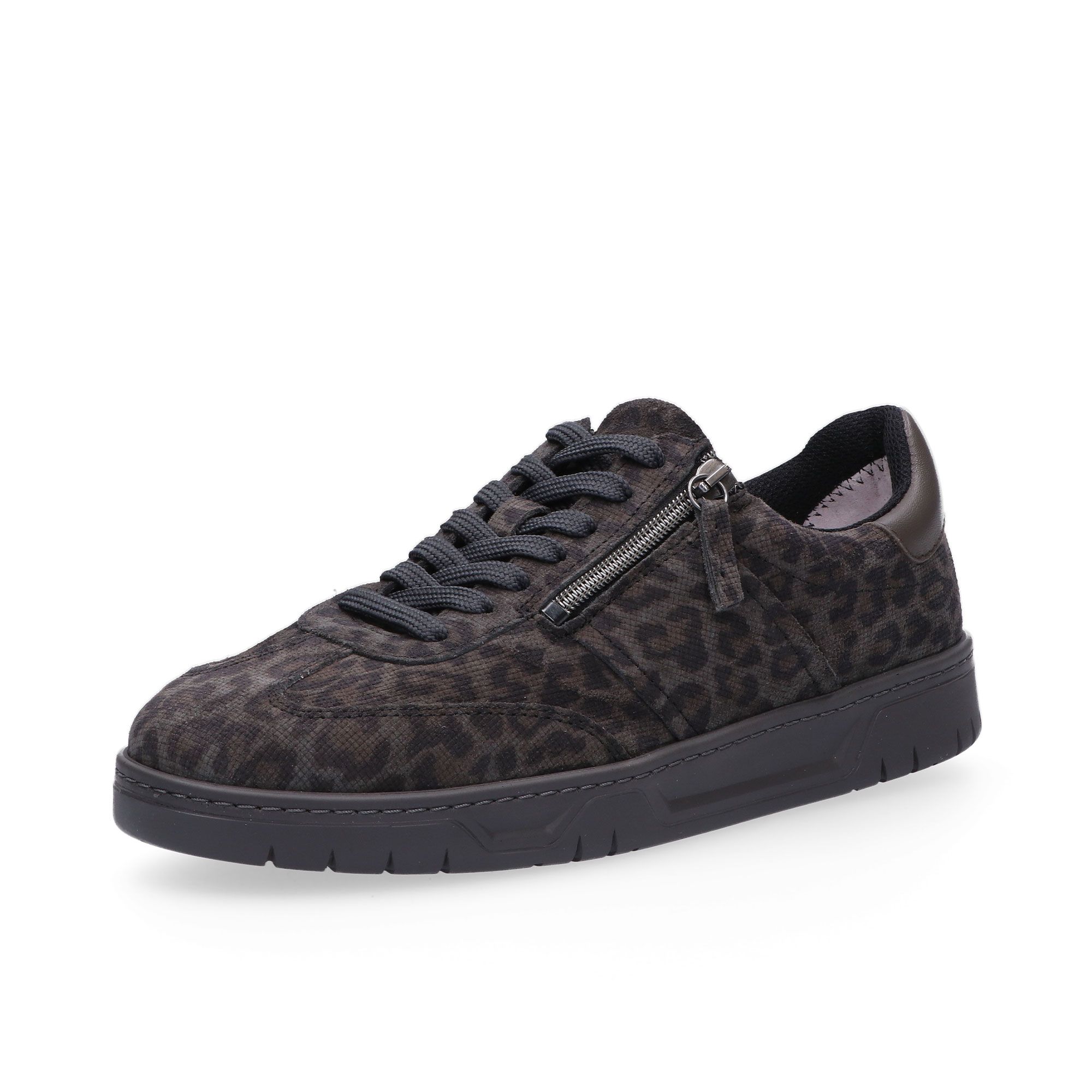 Vitaform
Sneaker in pelle
leopardata con zip
e suola 3cm