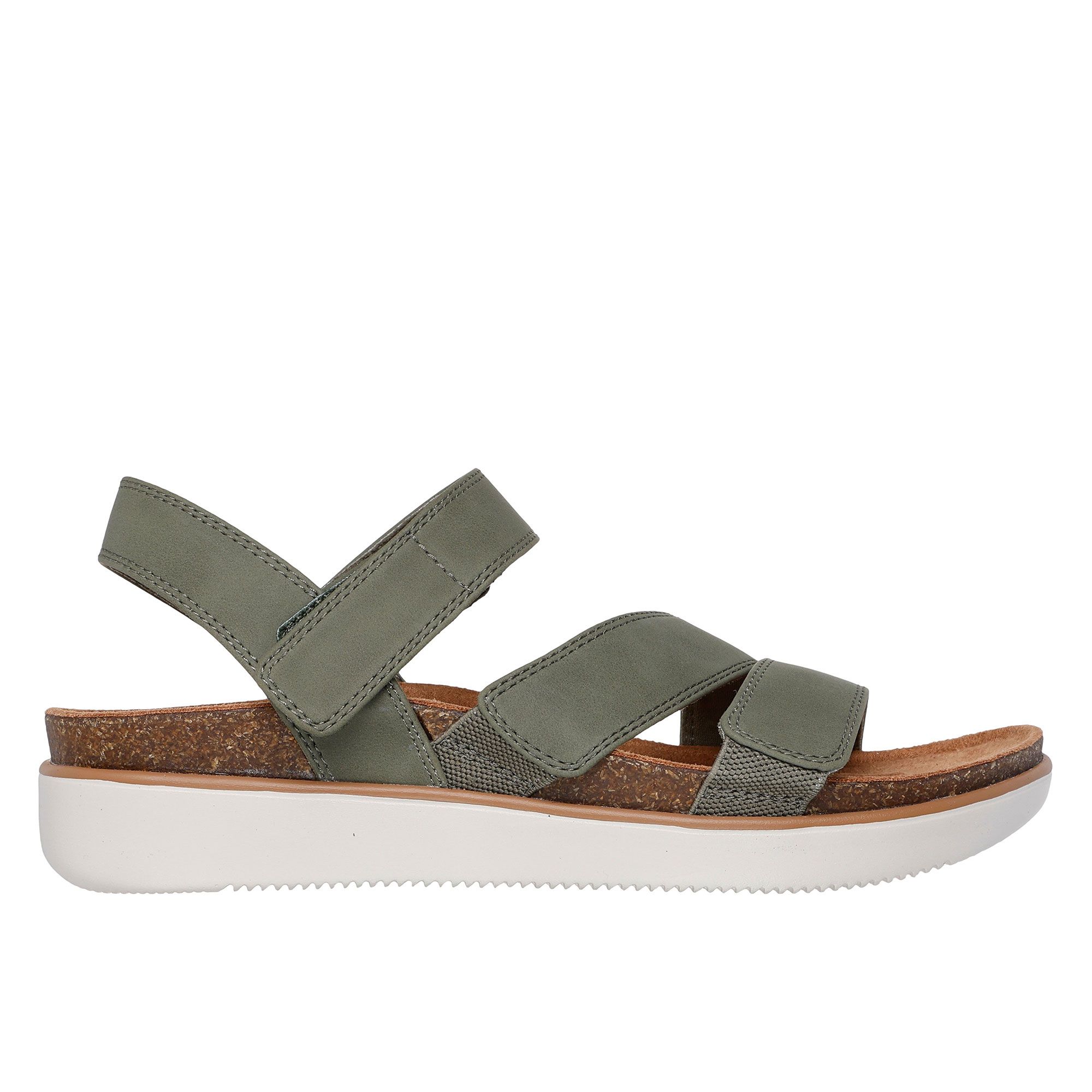 Skechers Sandali a fasce soletta Relaxed Fit suola 4 cm