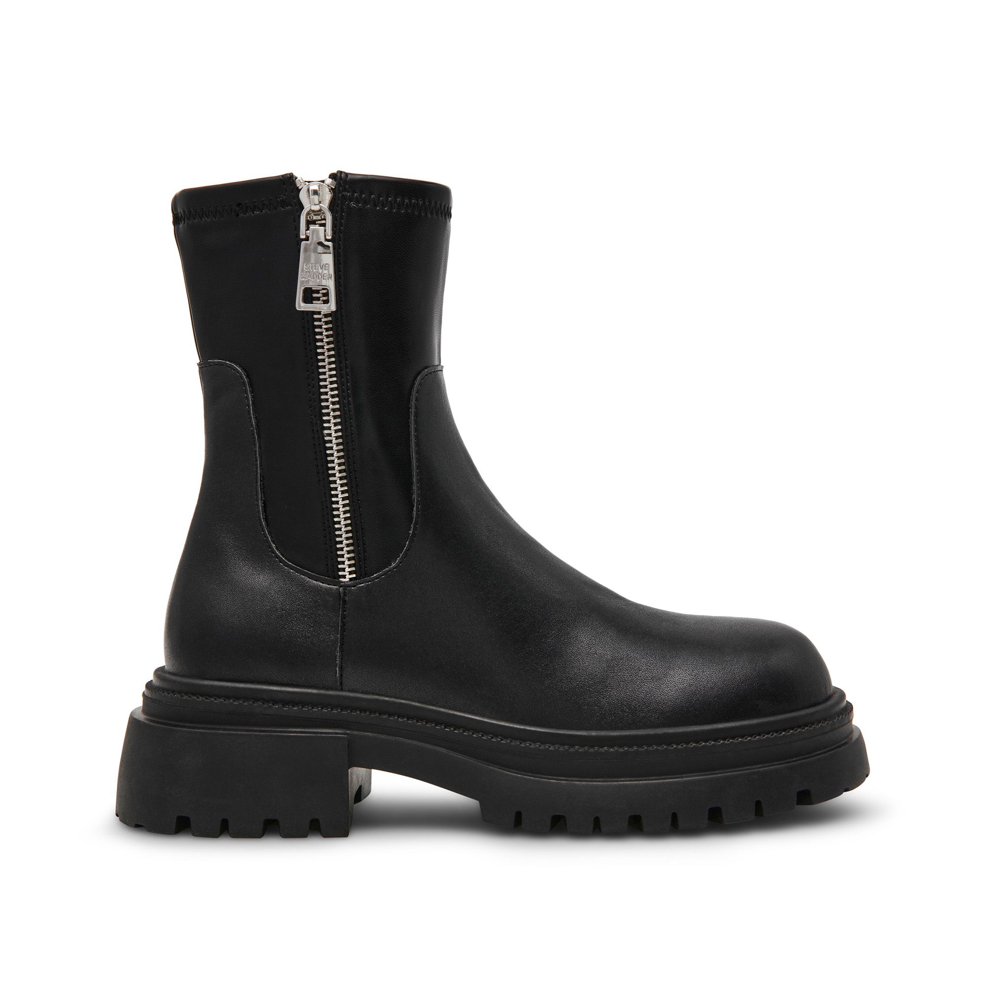 Steve Madden
Stivaletti biker
con zip esterna
e tacco 5cm