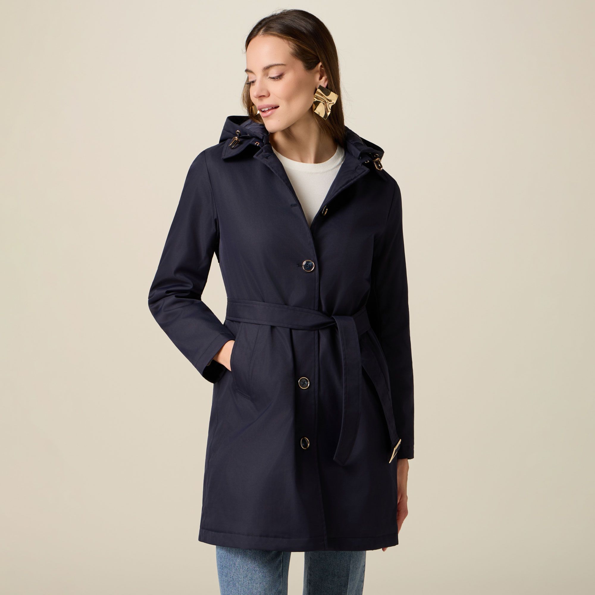 Oltre
Giacca imbottita
con cappuccio
removibile