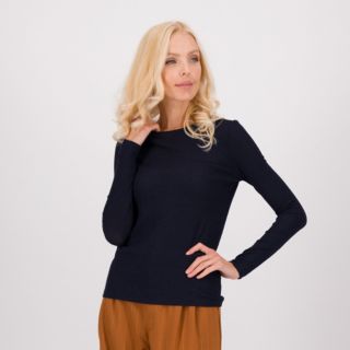 PALAZZO MODA
Maglia a costina
girocollo in tessuto
viscosa con lamè