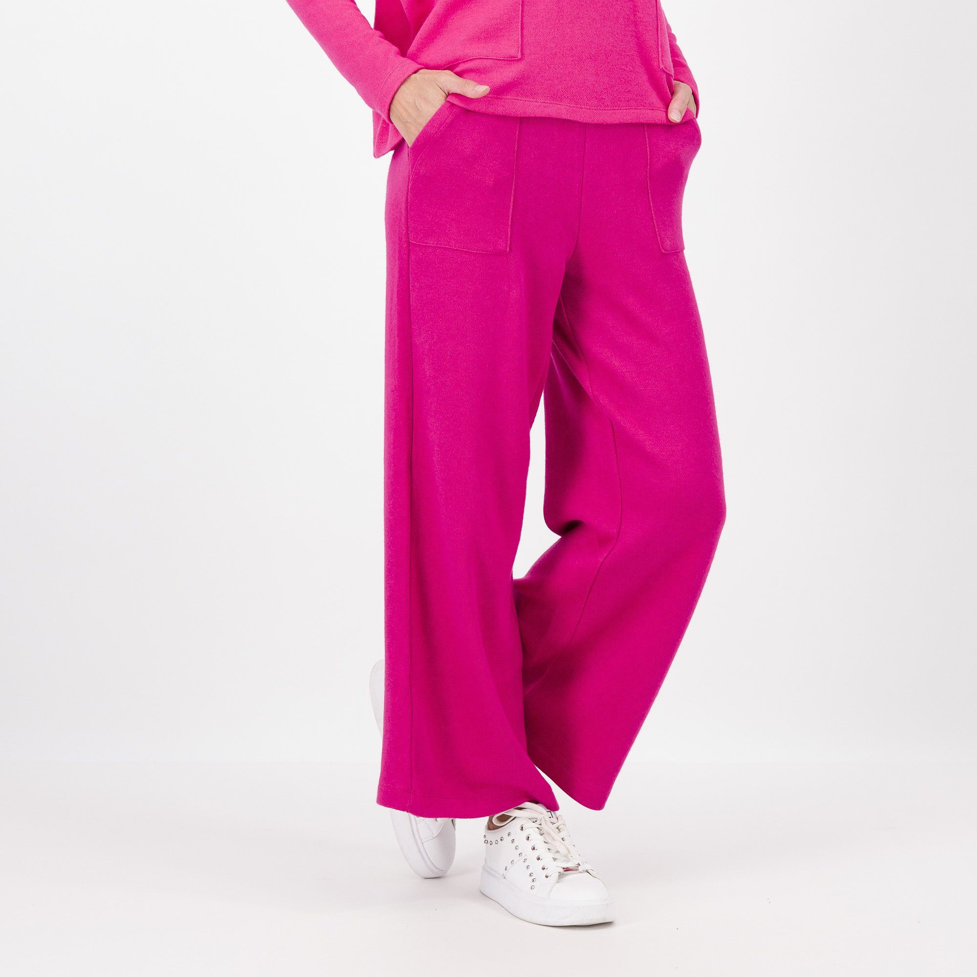 Image of PALAZZO MODA Pantaloni ampi in maglia misto viscosa061