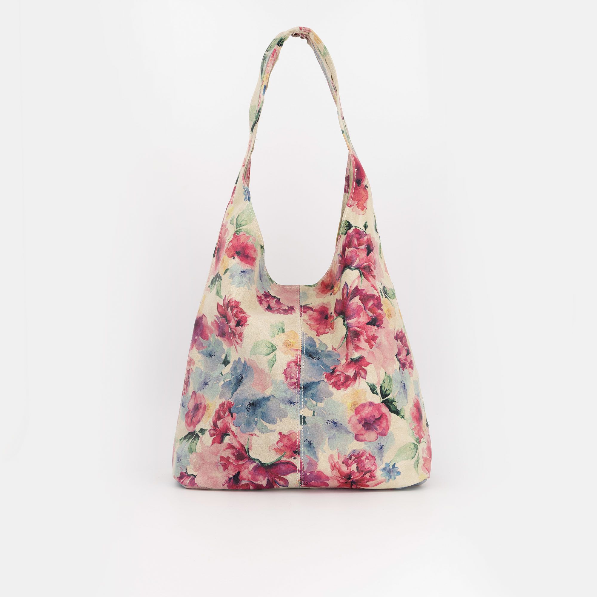 Le Corone Bags
Borsa a spalla in
pelle con stampa
floreale