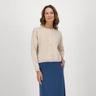 Hekla & Co.
Cardigan con lana,
cashmere e cotone