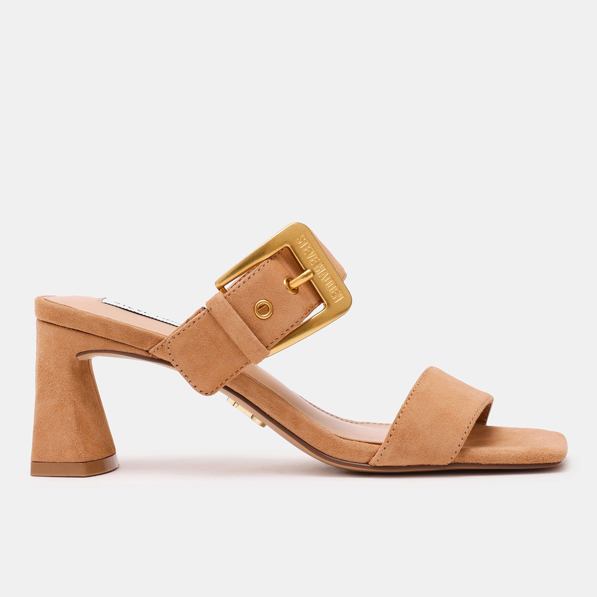 Steve Madden
Sandali in pelle
scamosciata
con tacco 7 cm