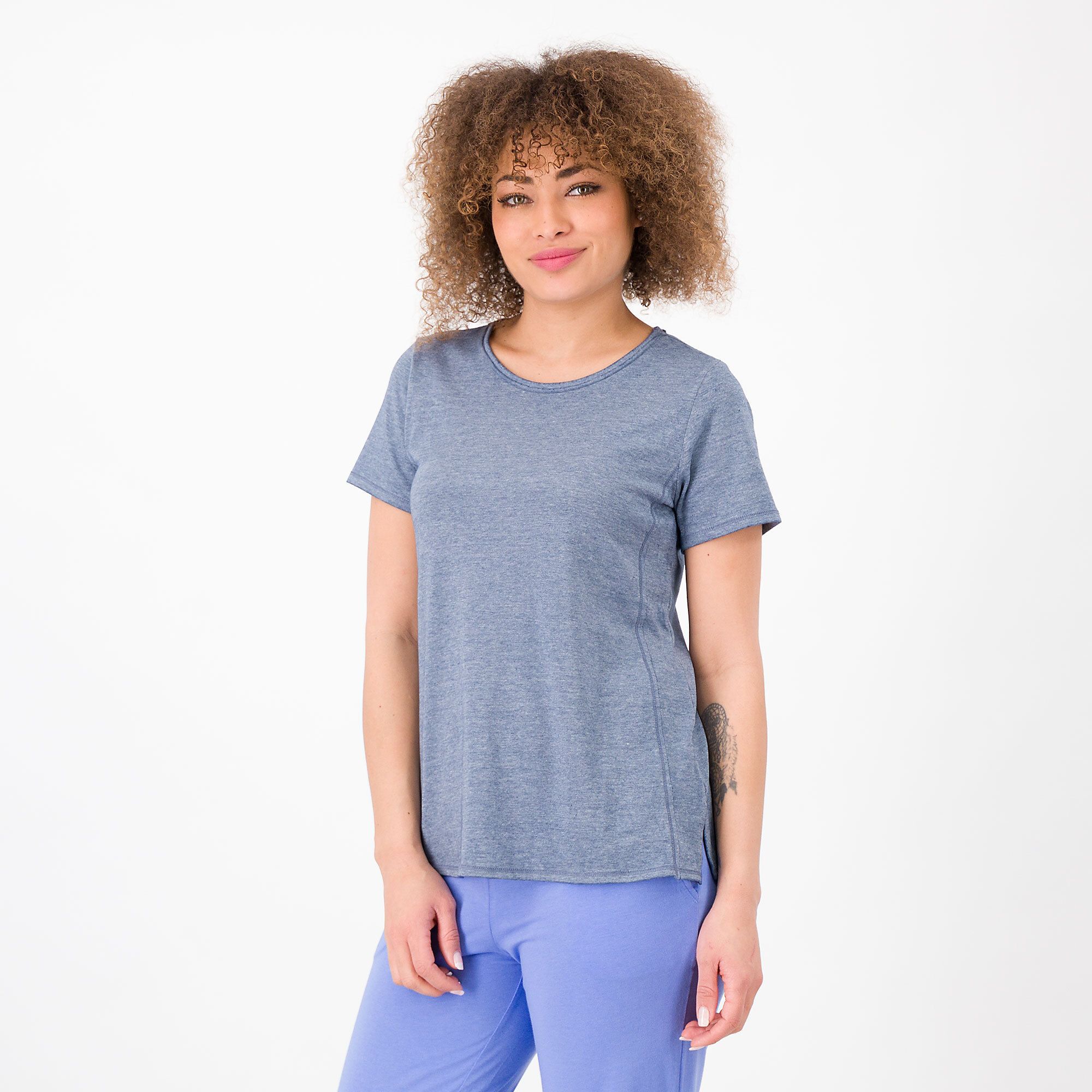 QVC Modern Soul by AnyBody T-shirt a maniche corte in misto cotone