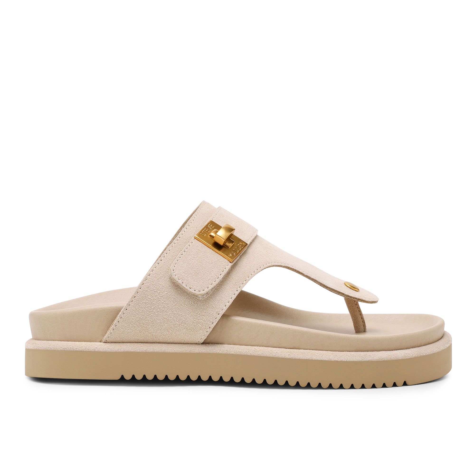 Steve Madden
Sandali infradito
in pelle con
cinturino e suola 3cm