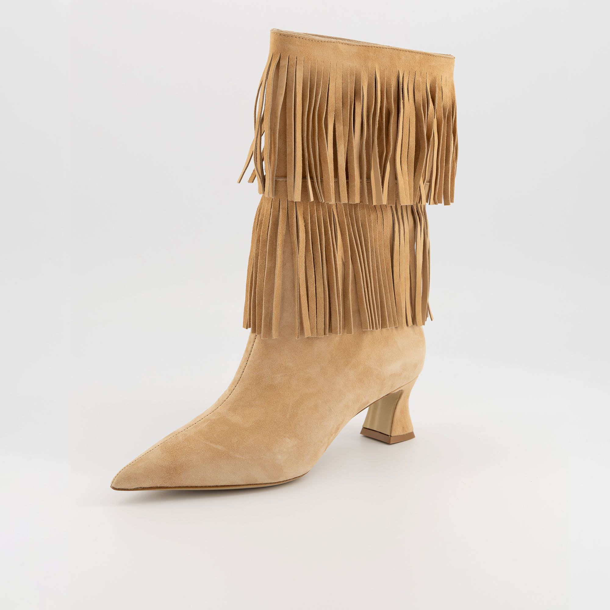 Galieti
Stivali in pelle
scamosciata
con tacco 6cm