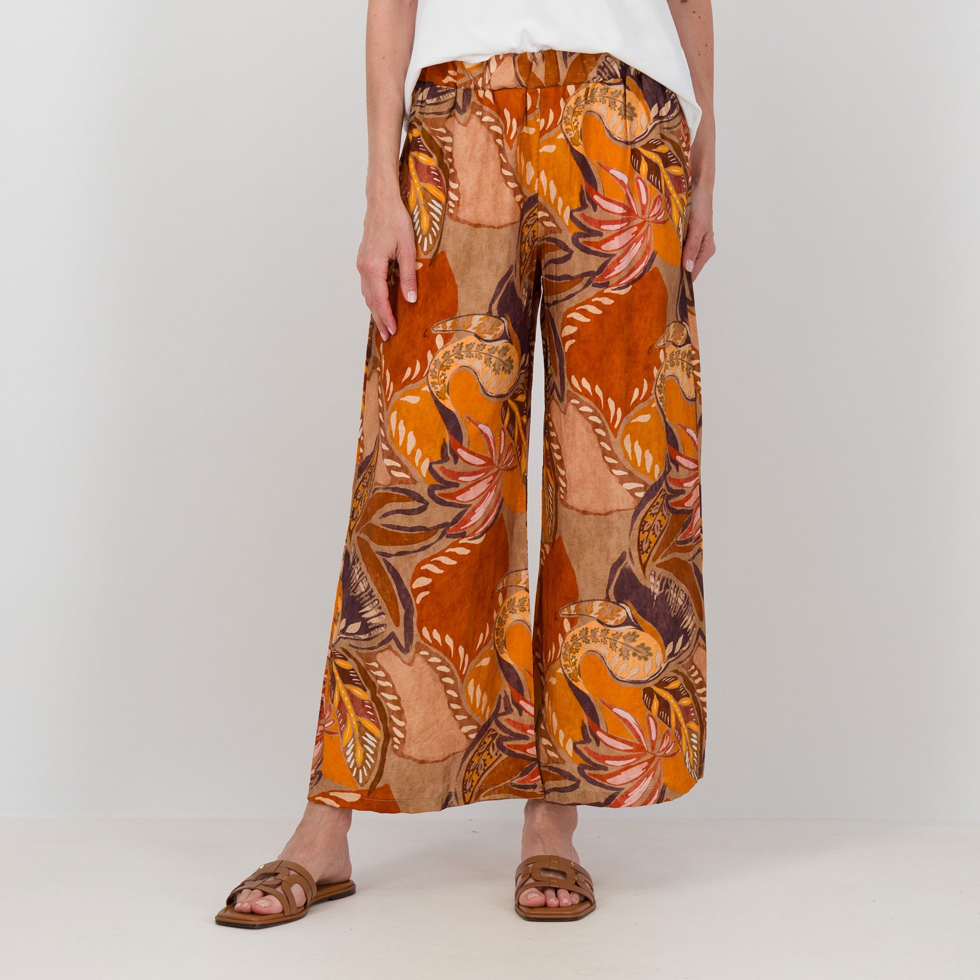 Bianca Della Torre
Pantaloni fantasia
floreale con elastico