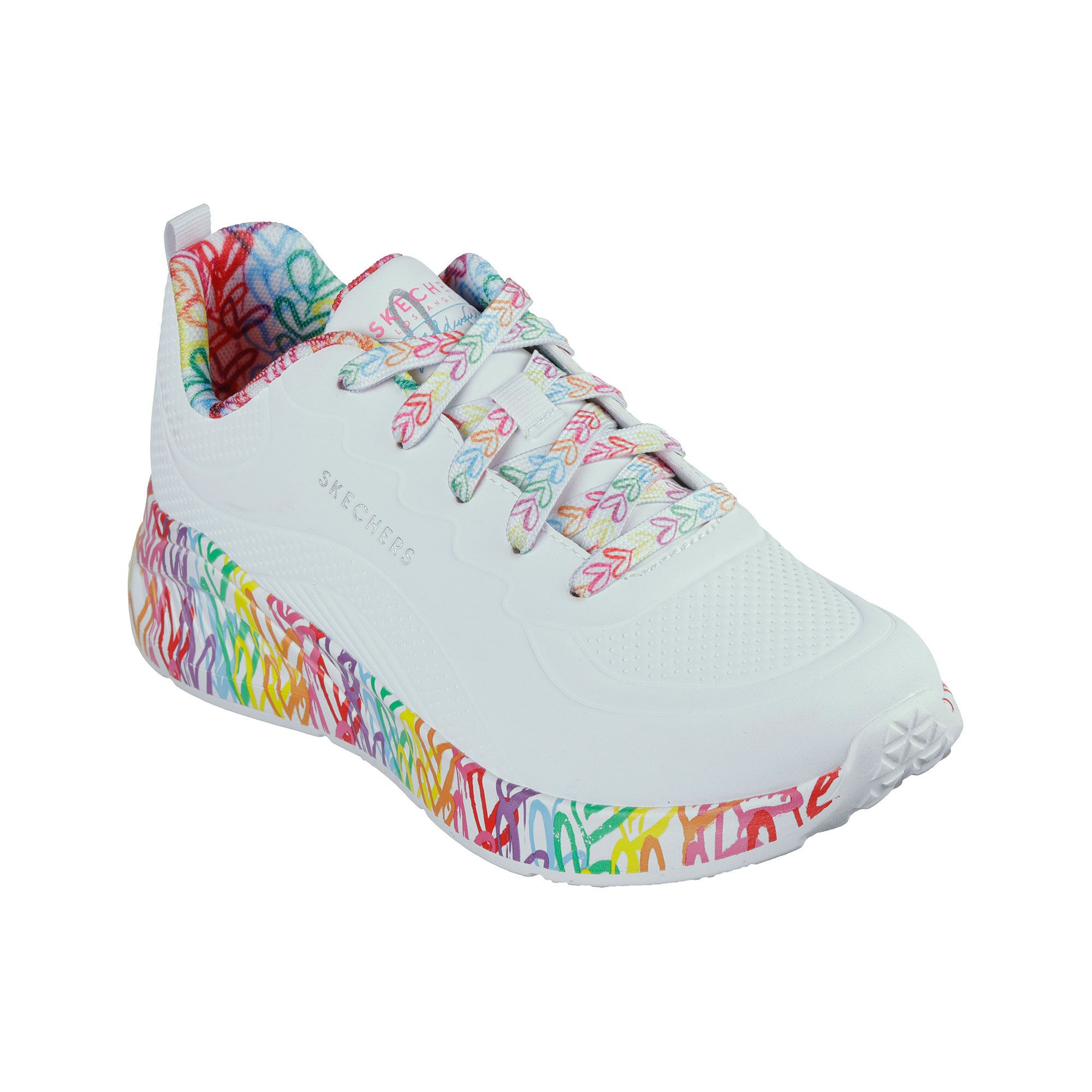 QVC SKECHERS Sneaker stringate Uno Light con soletta Memory Foam