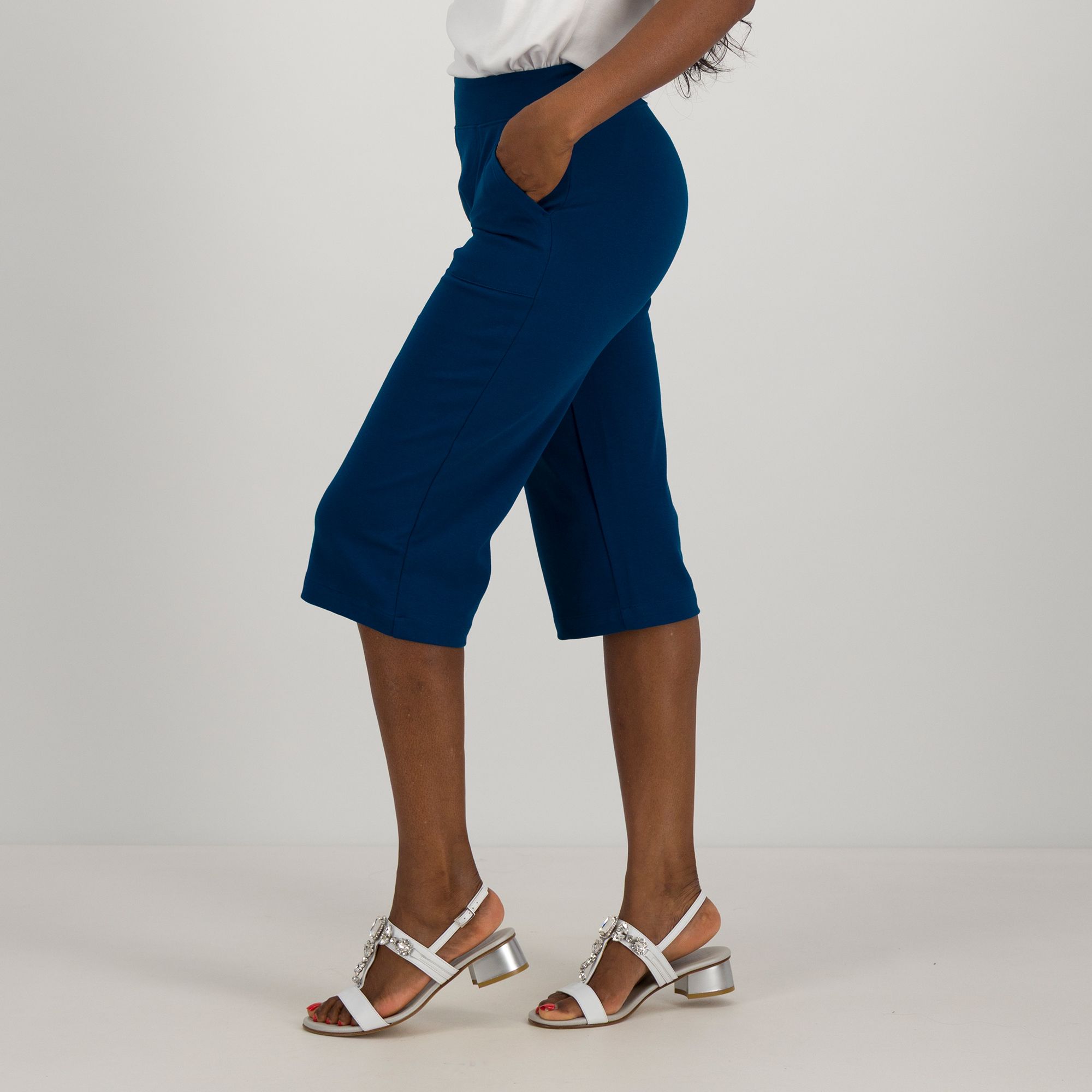Isaac Mizrahi Live!
Pantaloni a
pinocchietto
in cotone Pima