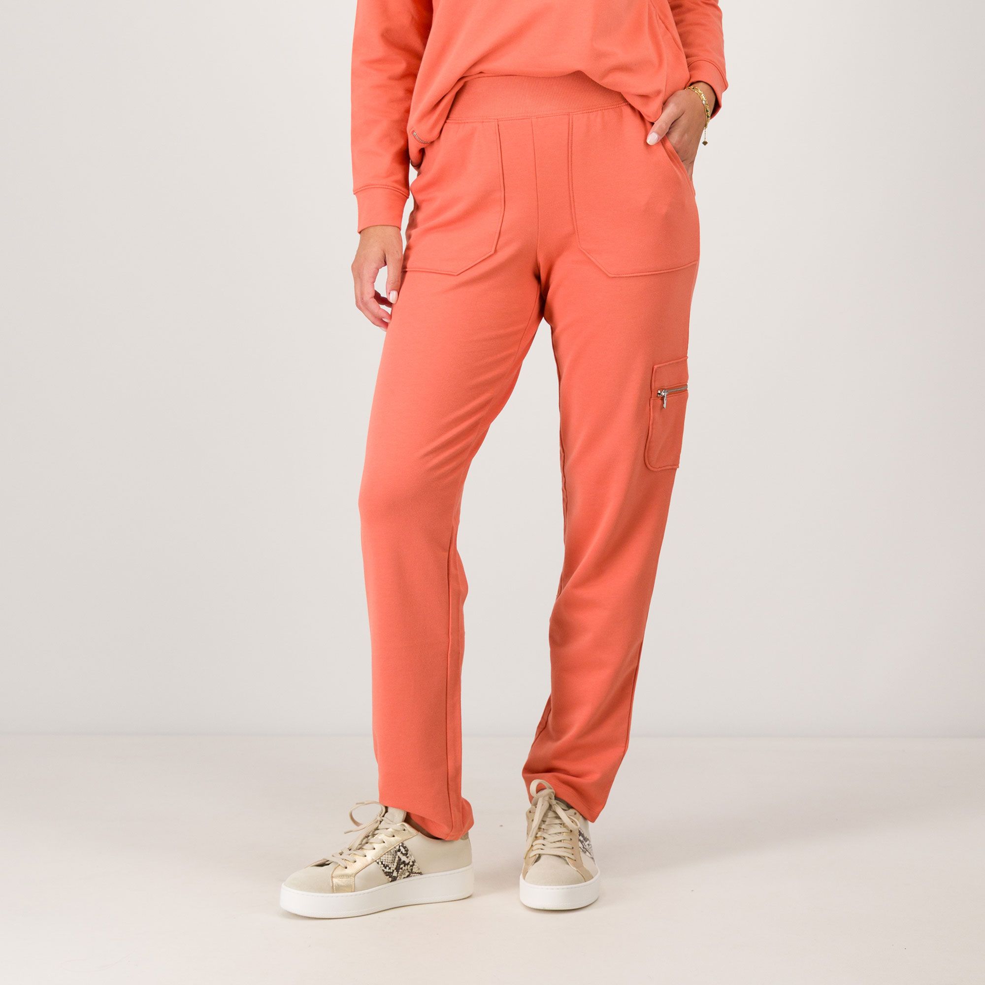 Denim & Co
Pantaloni a
gamba dritta
in felpa leggera