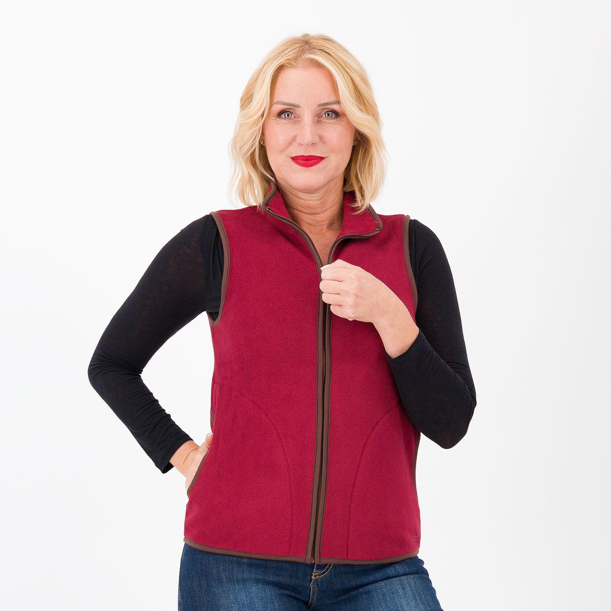 QVC Cuddle Duds Gilet in morbido pile