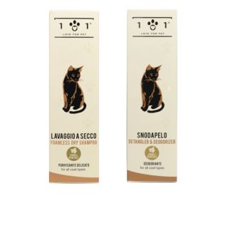 Linea 101
Kit gatti: Snodapelo
(250ml) + Lavaggio a
secco (250ml)