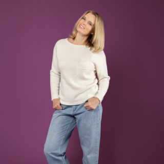Hekla & Co.
Maglia girocollo
in misto lana merino
con cashmere