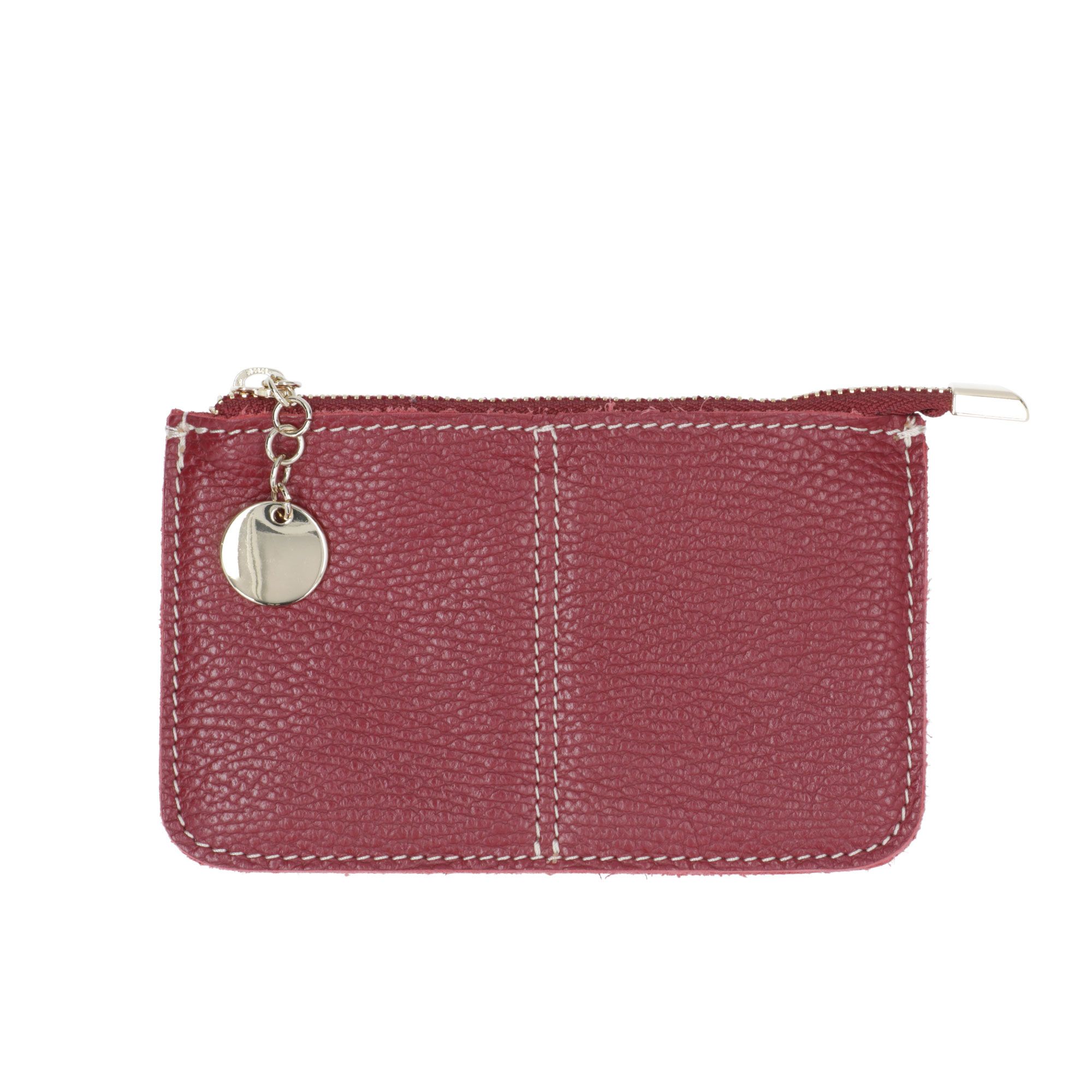 Image of Le Corone Bags Mini Tosca pochette in pelle con cuciture a contrasto061