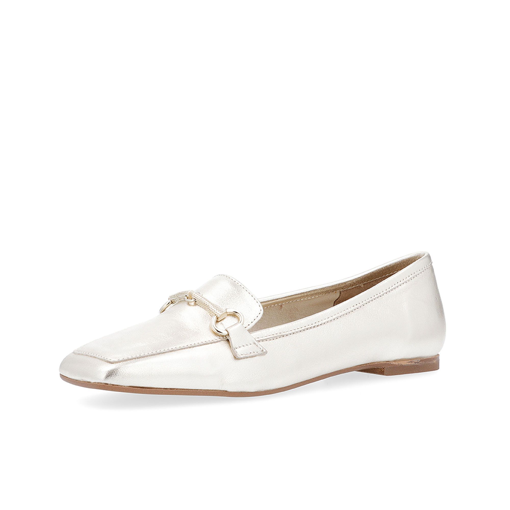 Galieti
Mocassino in pelle
Decoro metallico
Tacco 2 cm
Made in Italy