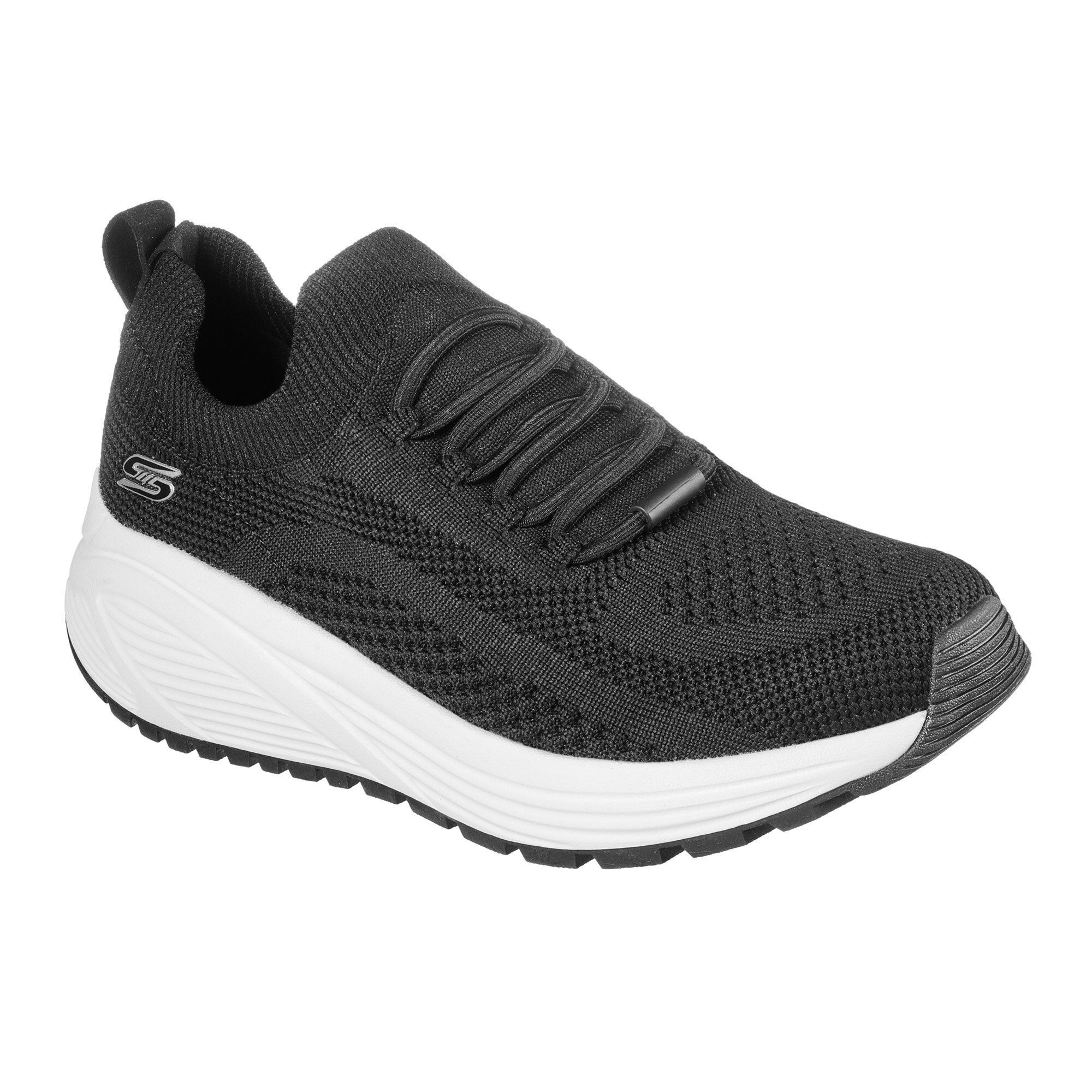 Image of Skechers Slip on Bobs Sparrow con lacci elastici e soletta Memory061