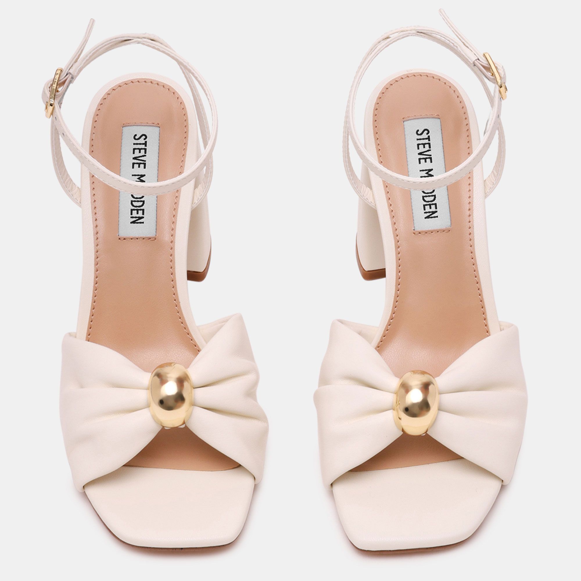 Steve Madden Sandali in pelle con cinturino e tacco 9,5 cm