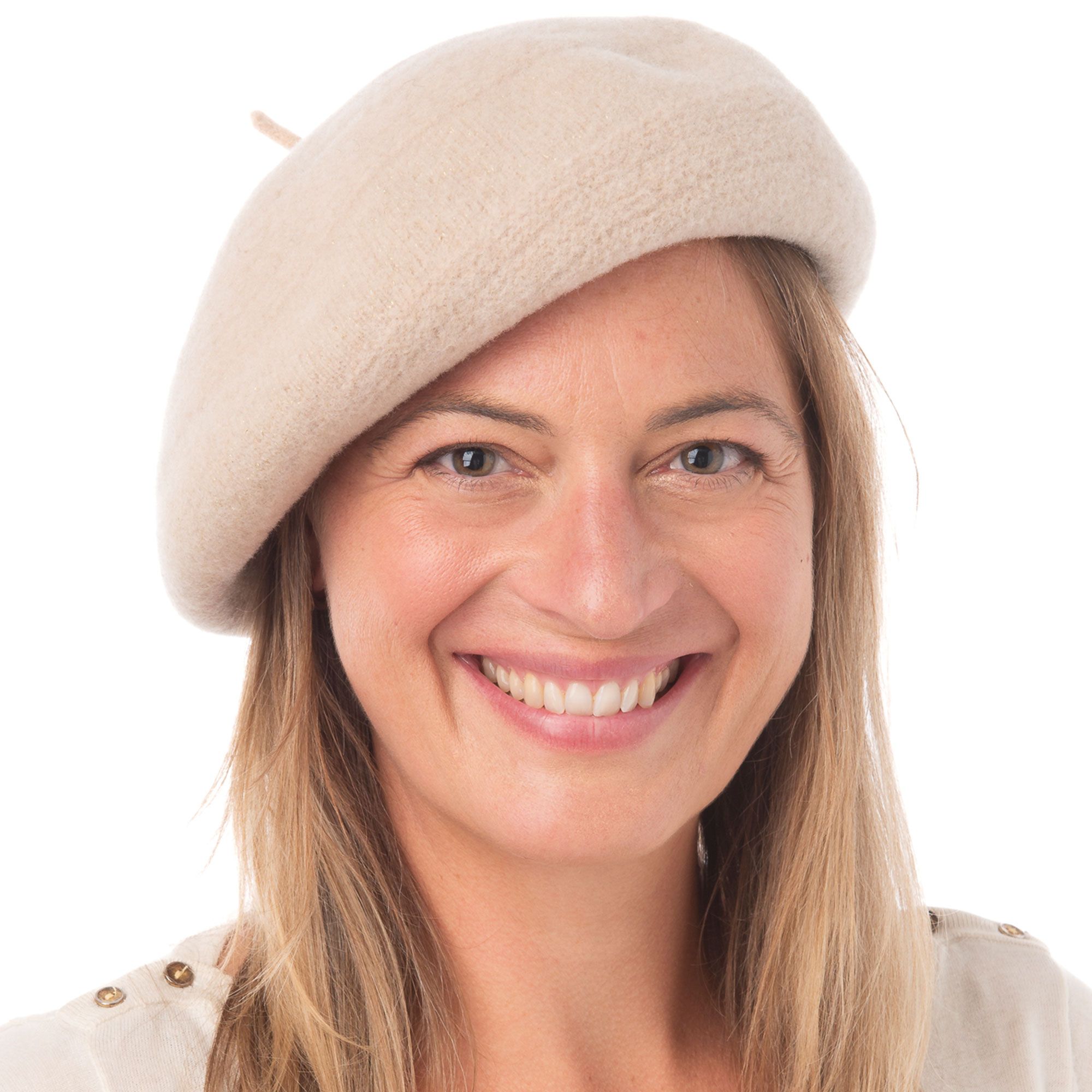 Franchetti Bond
Berretto in lana
tipo basco
con glitter