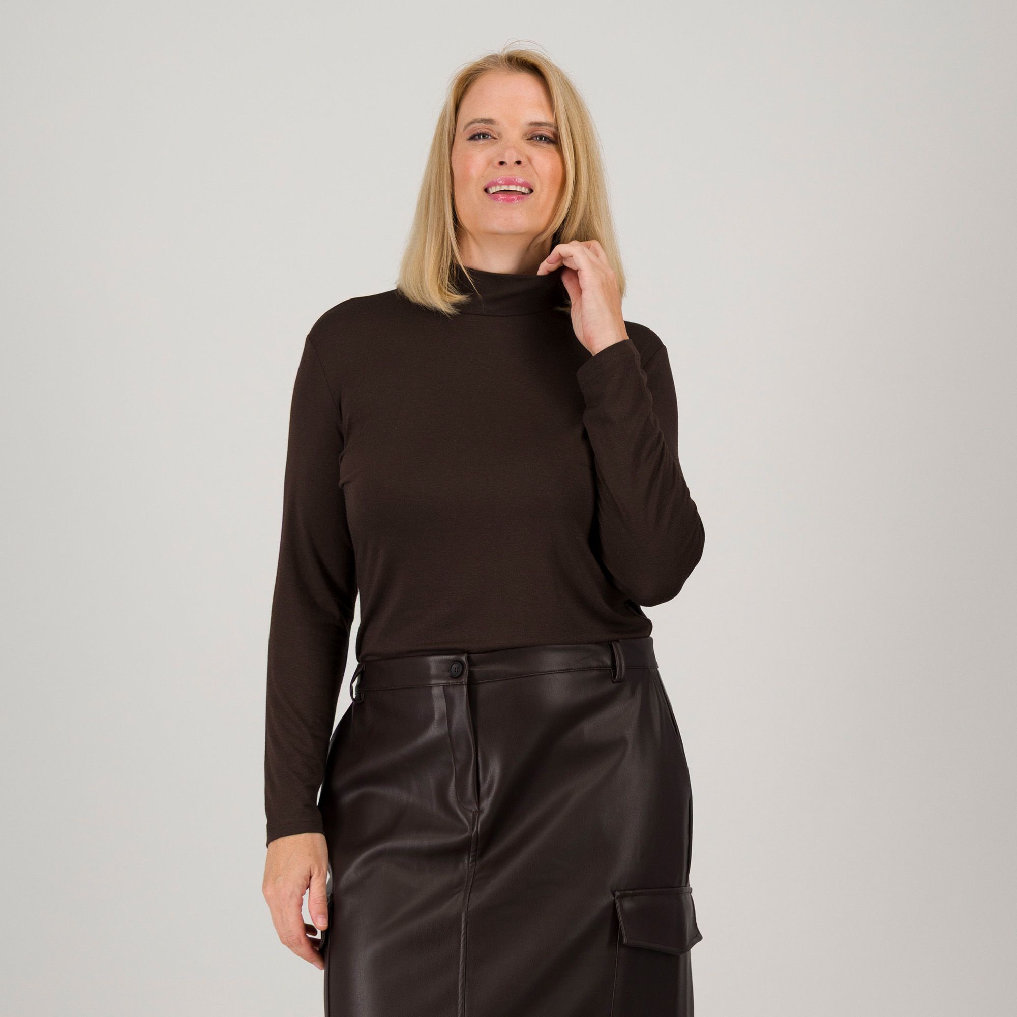 Caterina Lancini Maglia a collo alto a maniche lunghe