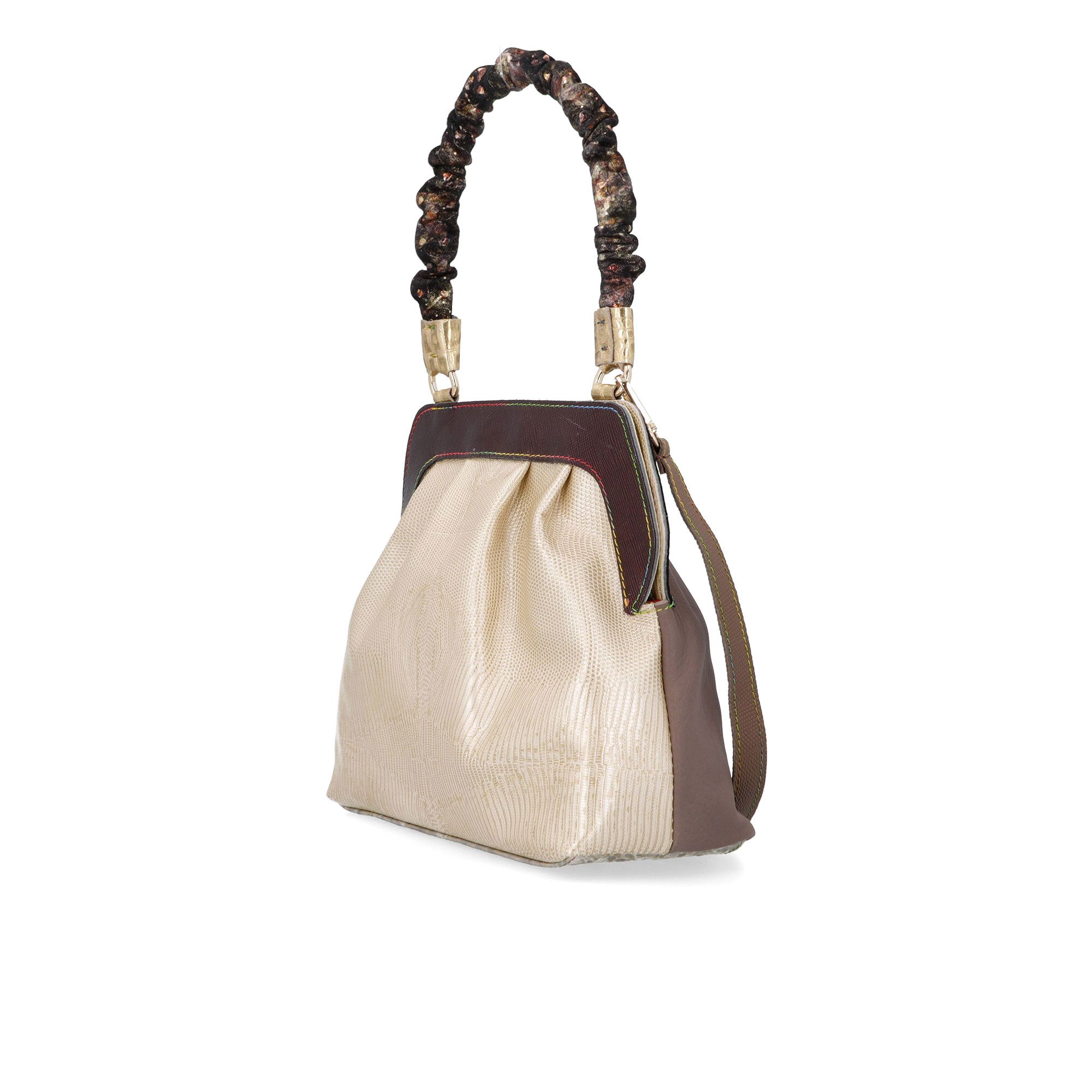 Ebarrito
Borsa a spalla
in pelle patchwork