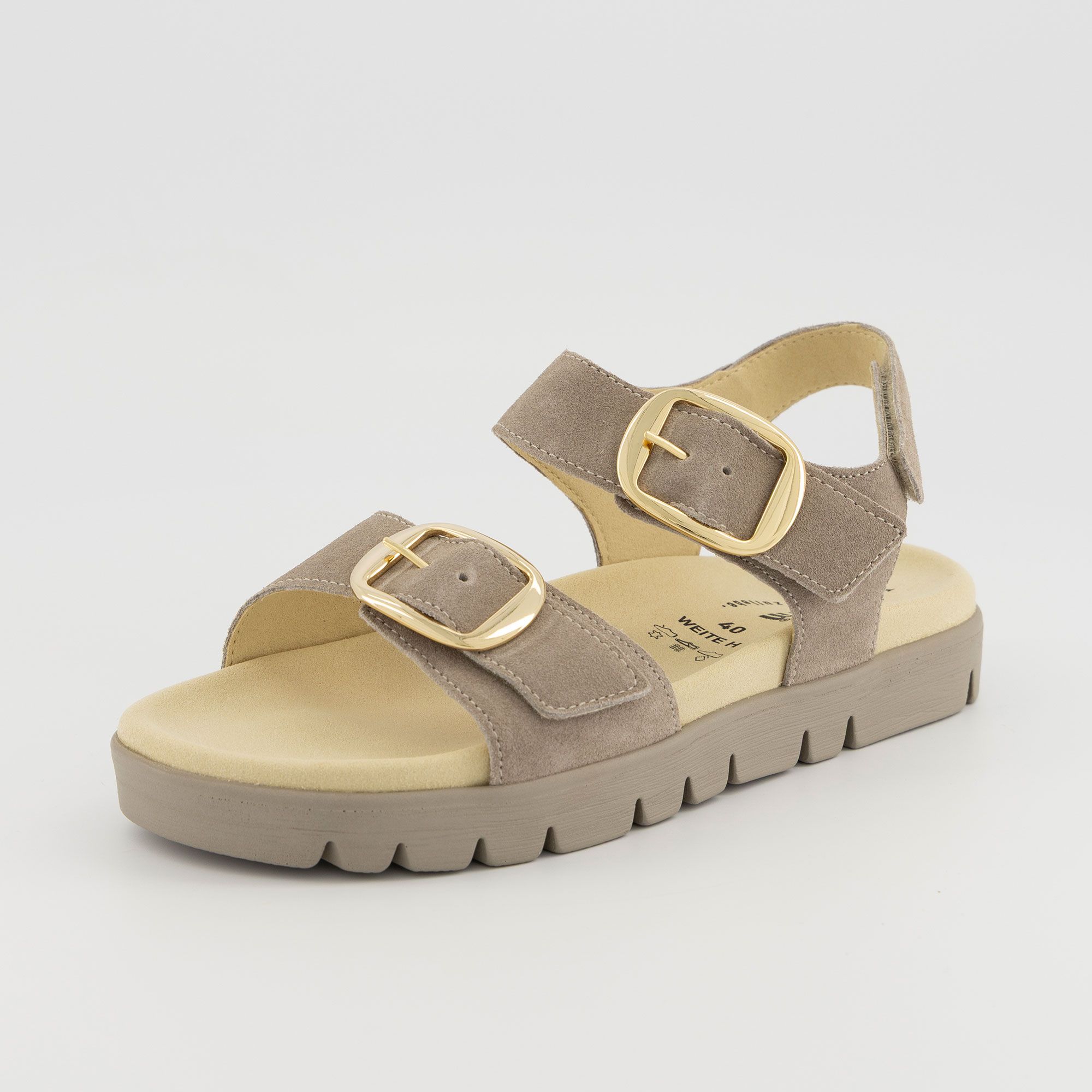 Vitaform
Sandali in pelle
con doppia fibbia
suola 2,5 cm