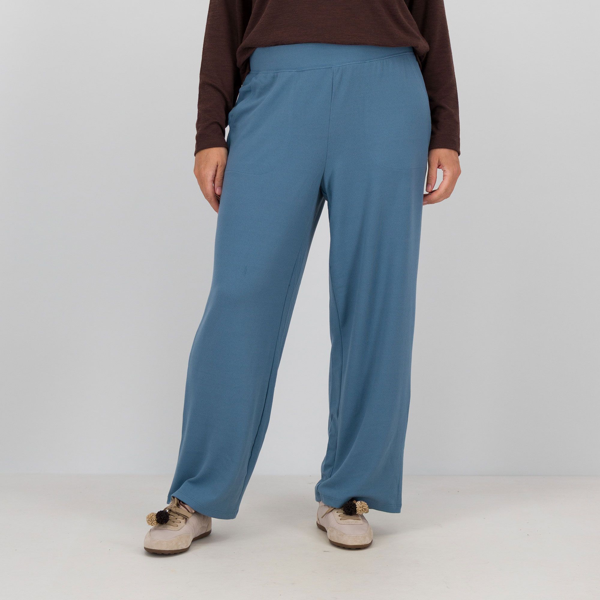 Denim & Co.
Pantaloni pull on
a gamba dritta
con elastico
