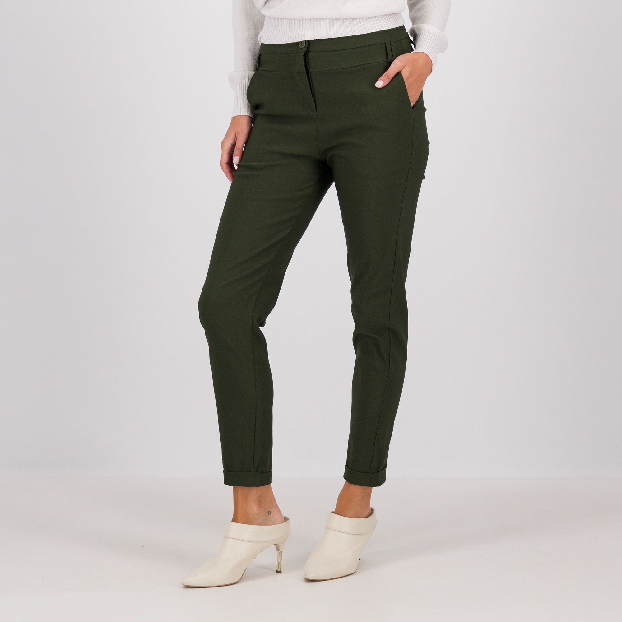 QVC Enjoy Pantaloni a sigaretta super-stretch anche Petite