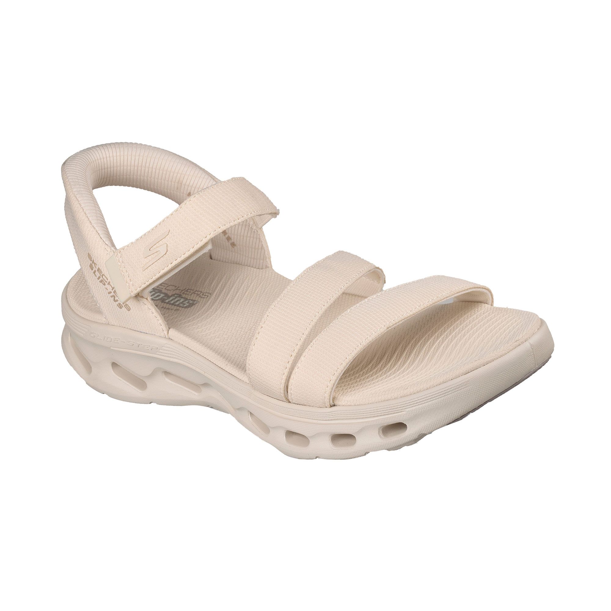  Skechers
Sandali con velcro,
tecnologia Slip-Ins
e suola Glide-Step