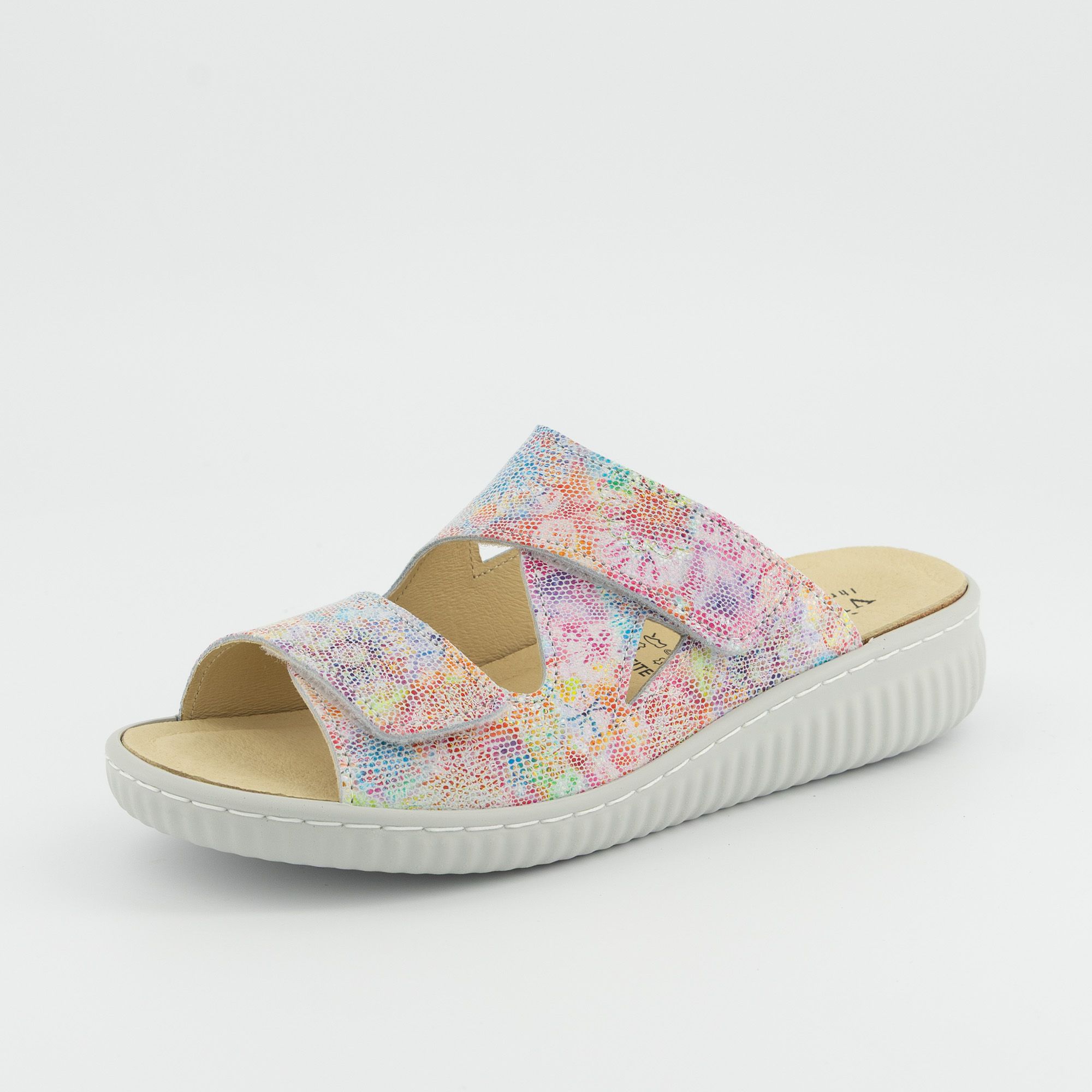 Vitaform
Ciabatta in pelle
con fasce regolabili
suola 2,5 cm