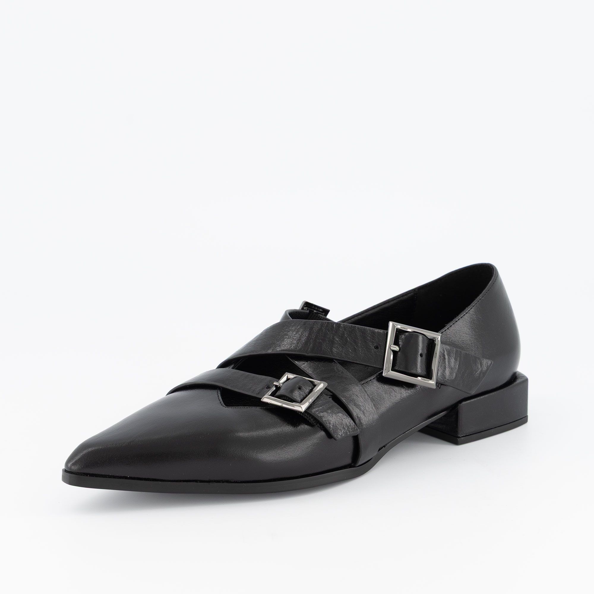 Cris Vergré
Mocassini tipo
ballerine in pelle
con tacco 2,5 cm