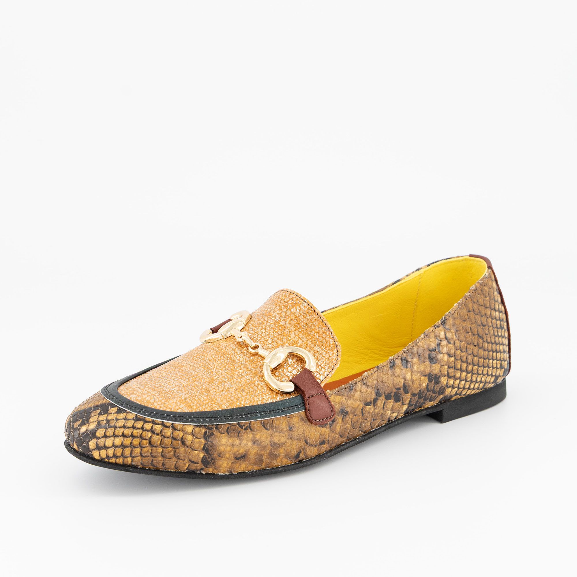 Ebarrito
Mocassini in pelle
patchwork con
tacco 1,5 cm