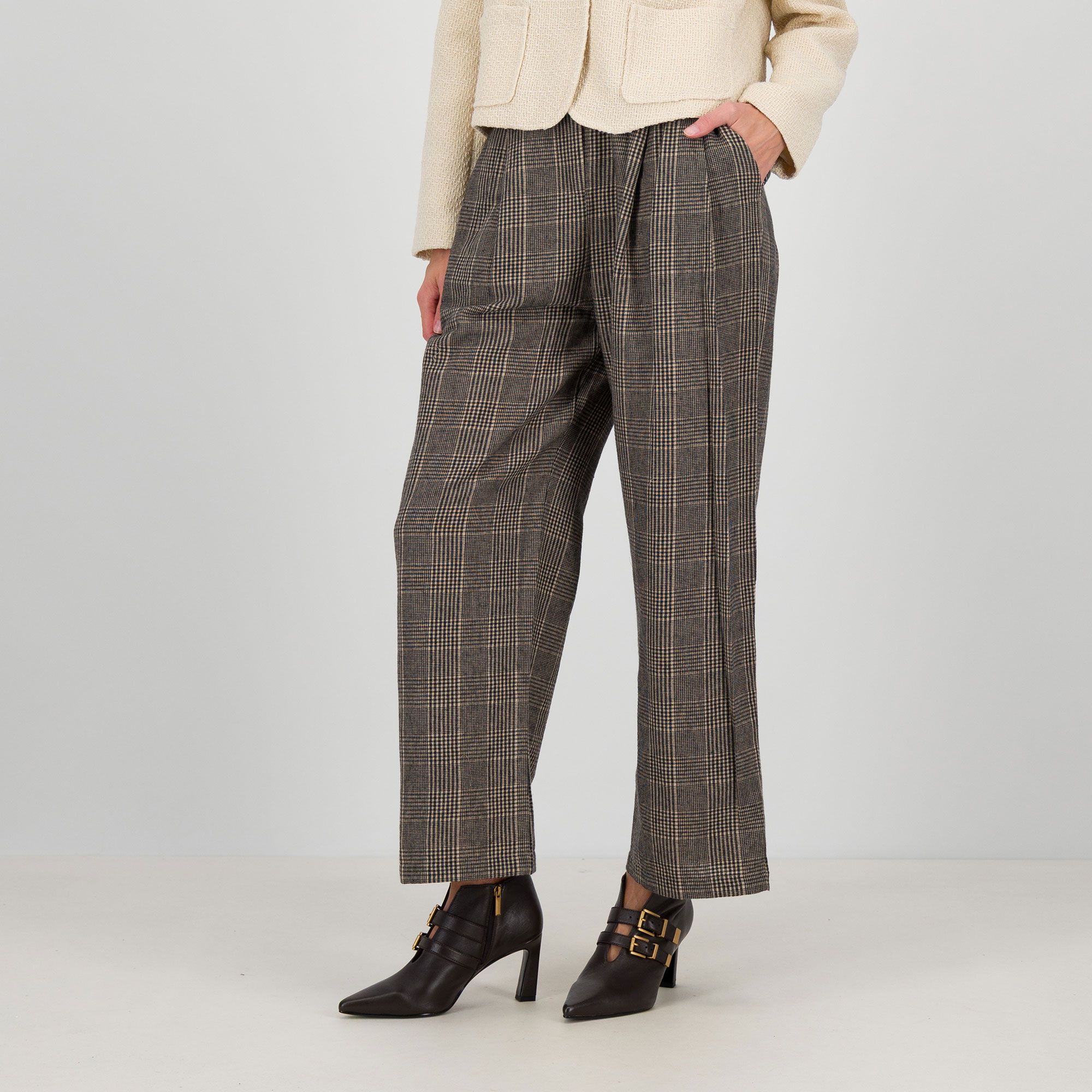 Mood Atelier
Pantaloni a gamba
ampia con elastico