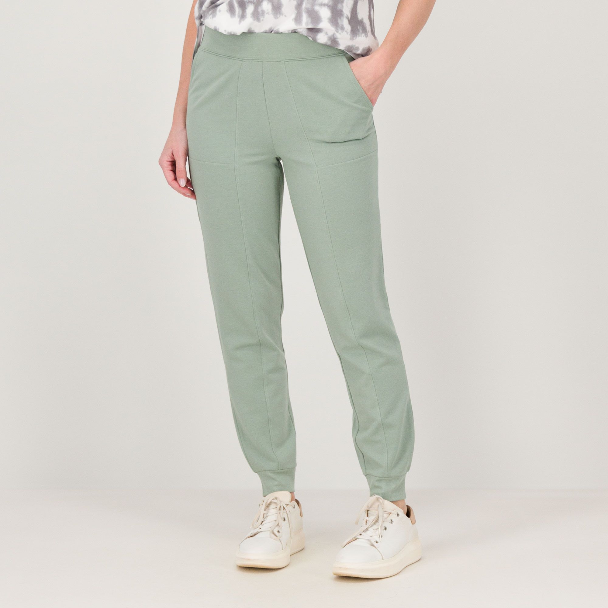 Image of Denim & Co Pantaloni jogger in felpa061