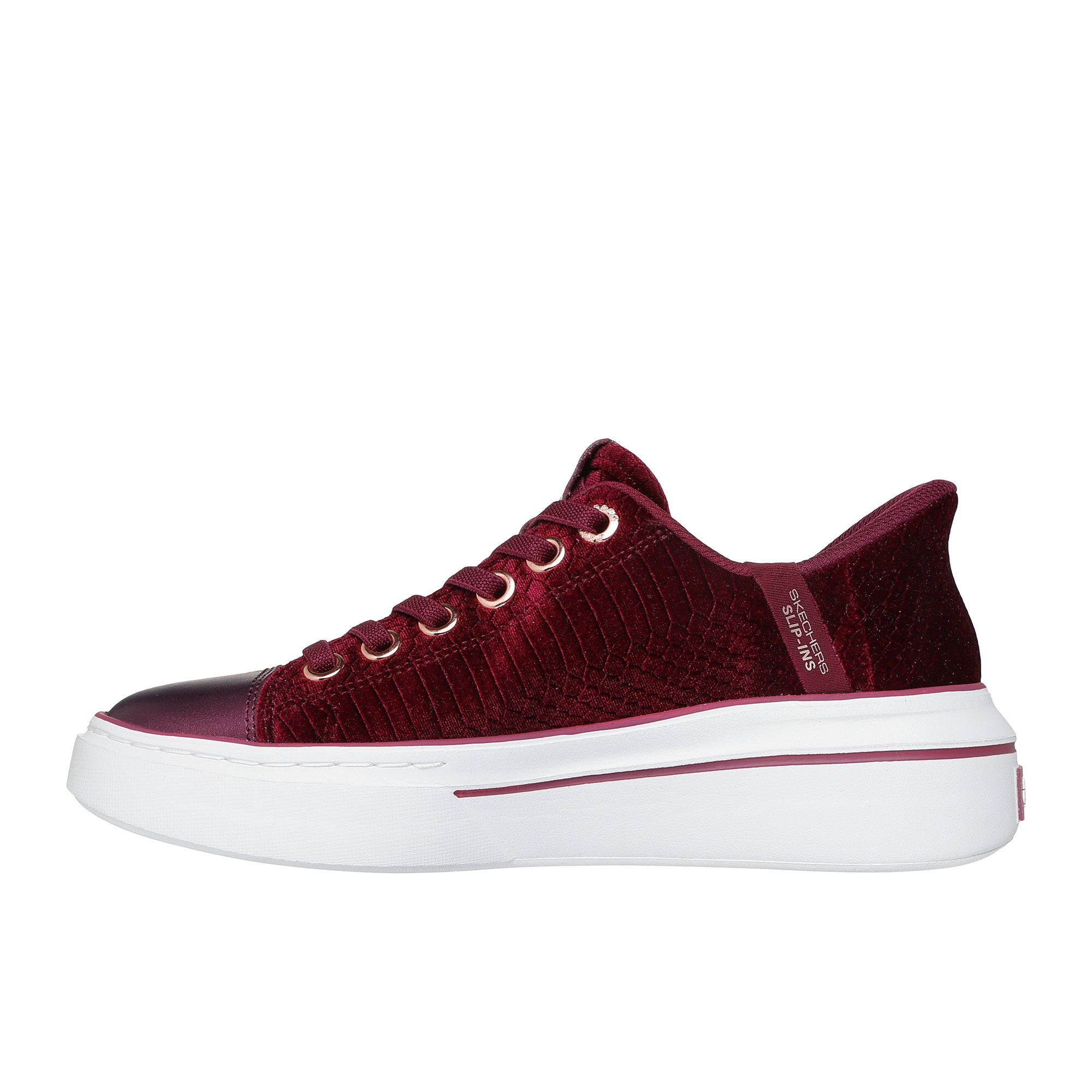 SKECHERS Sneaker Slip-Ins Velvet Snoop con soletta Memory