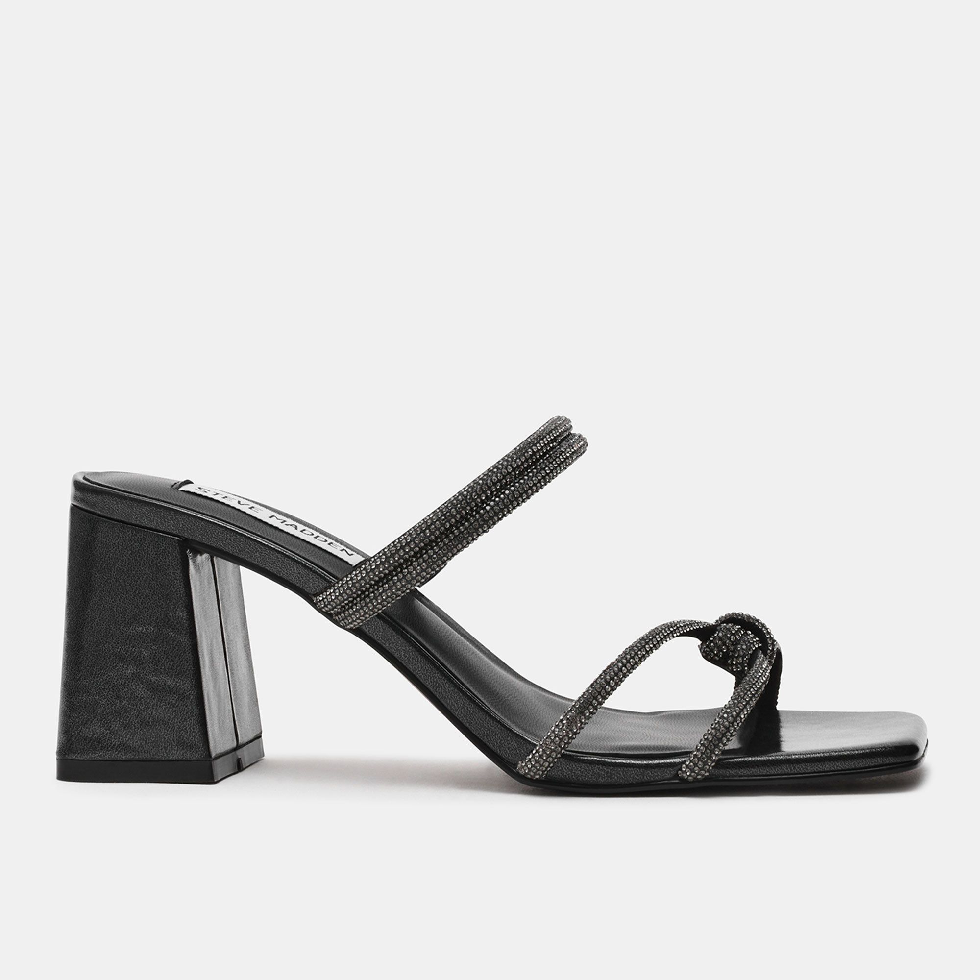 Steve Madden Sandali sabot con strass e tacco 8 cm