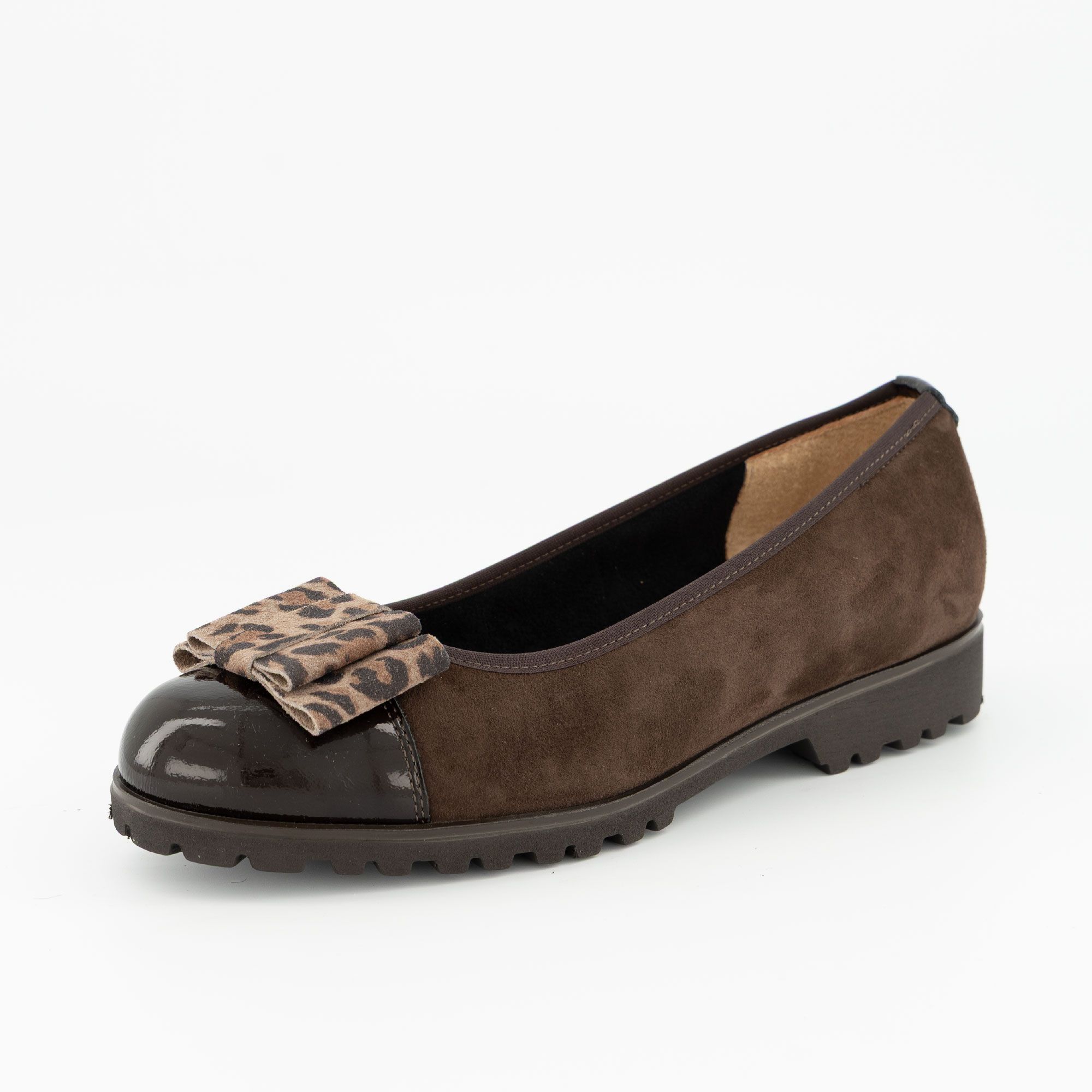 Soffice Sogno
Ballerine in pelle
scamosciata
con tacco 3 cm