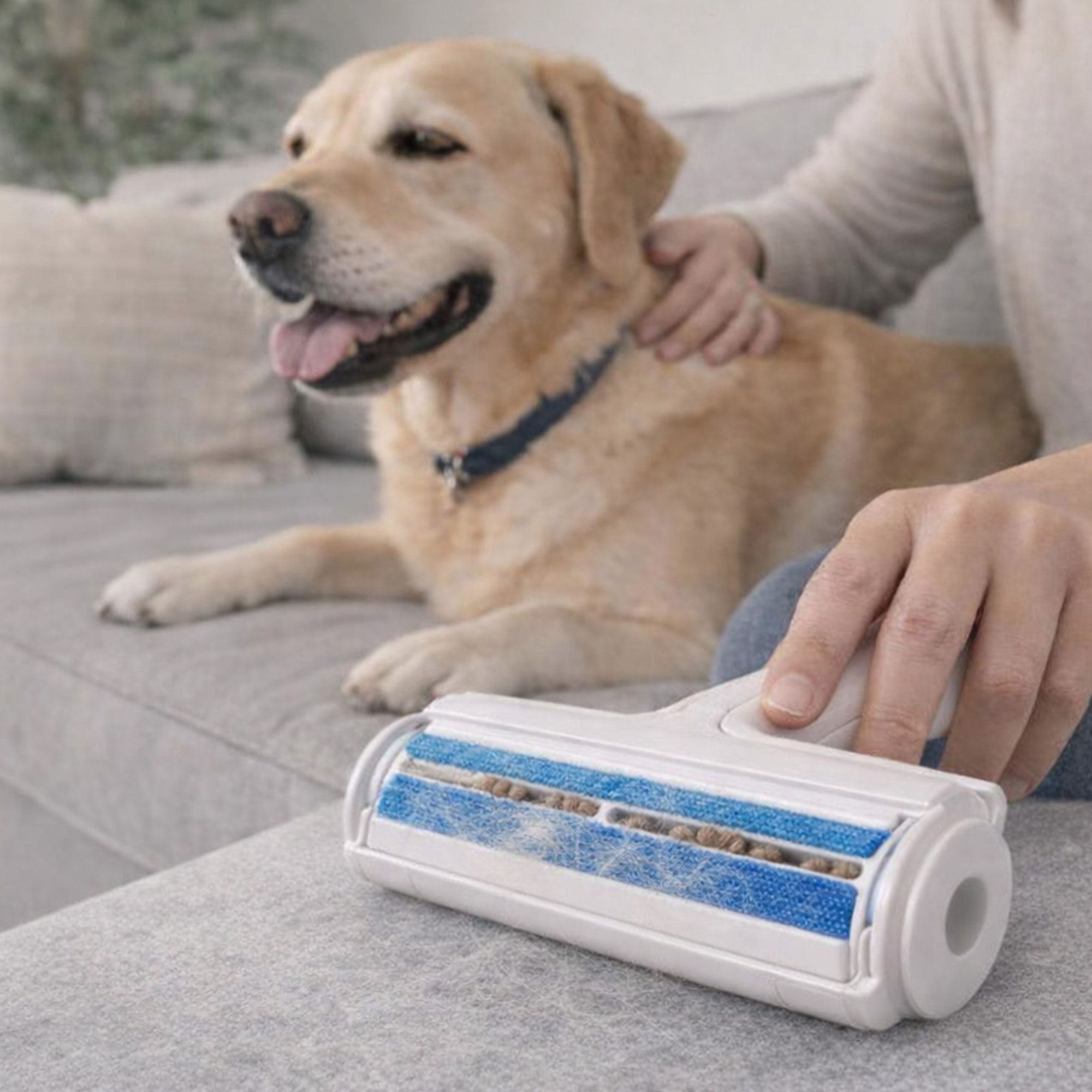 Thoogo
Spazzola per la
rimozione dei peli
di animali