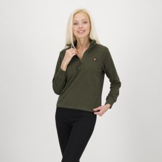 No Limits
Maglia in micropile
con zip
e polsini