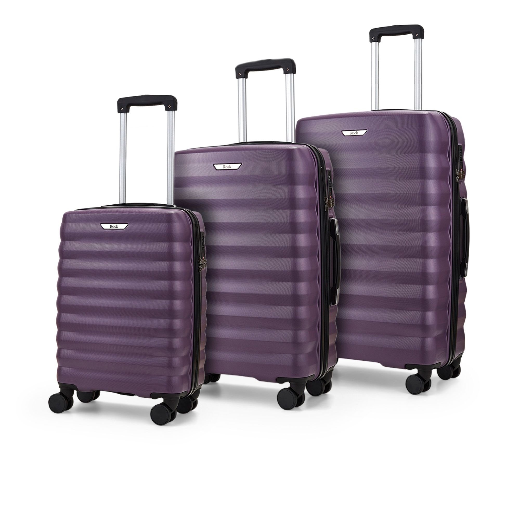 Rock Luggage
Set di 3 valigie
trolley:
small, large, medium
