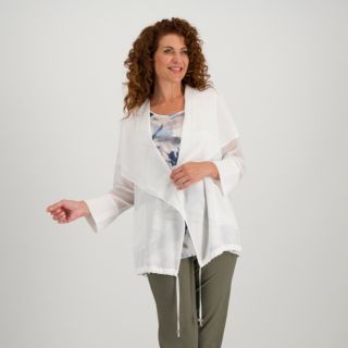 Wynne Layers
Giacca a manica
lunga con drappeggio
e coulisse