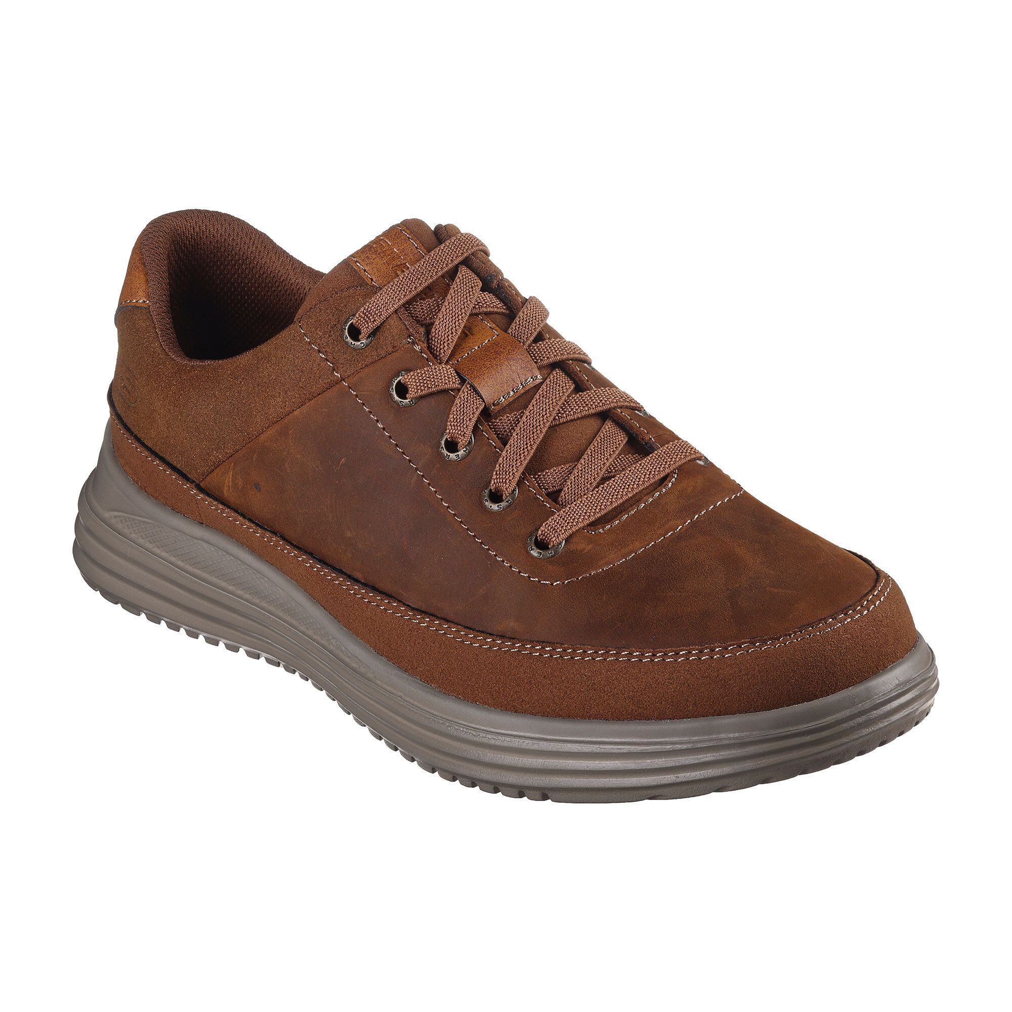 Skechers Scarpe da uomo stringate Proven con tomaia in pelle