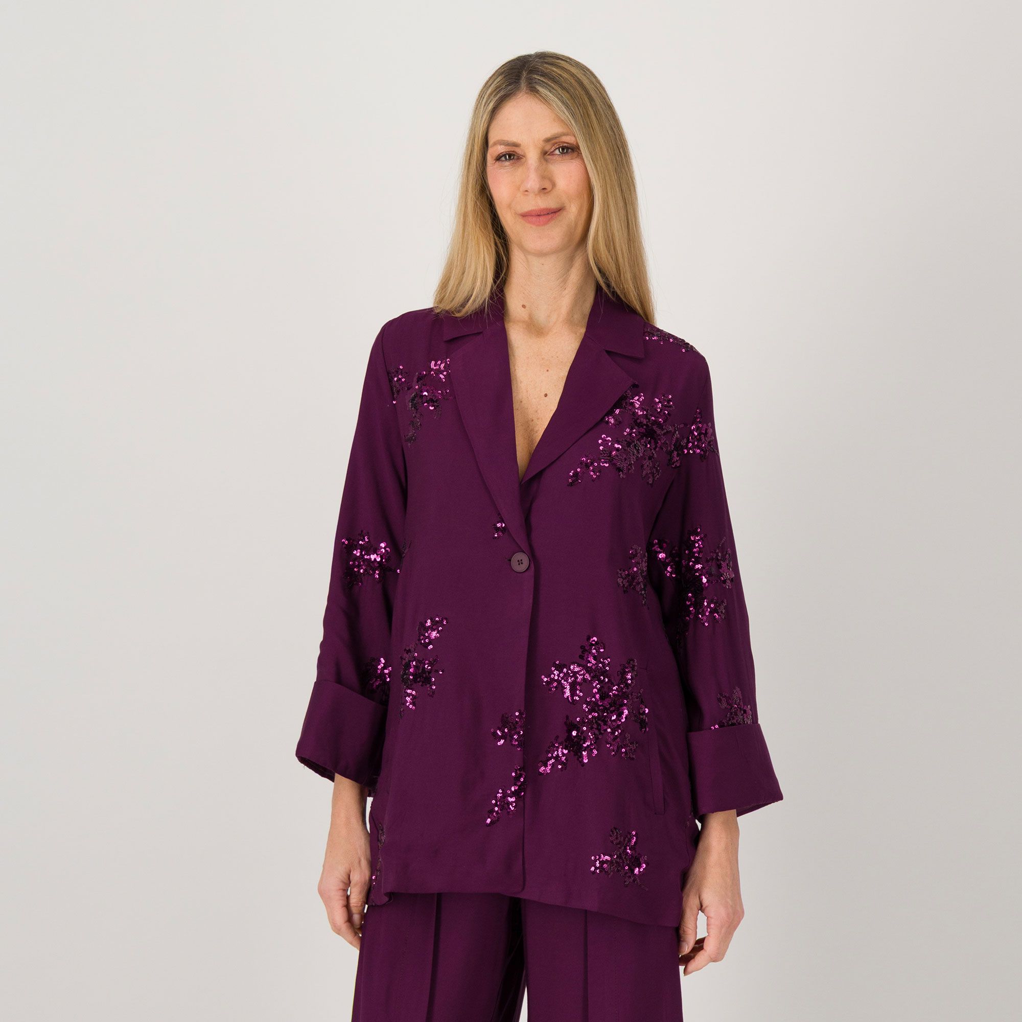 Wynne Layers
Giacca blazer
con paillettes