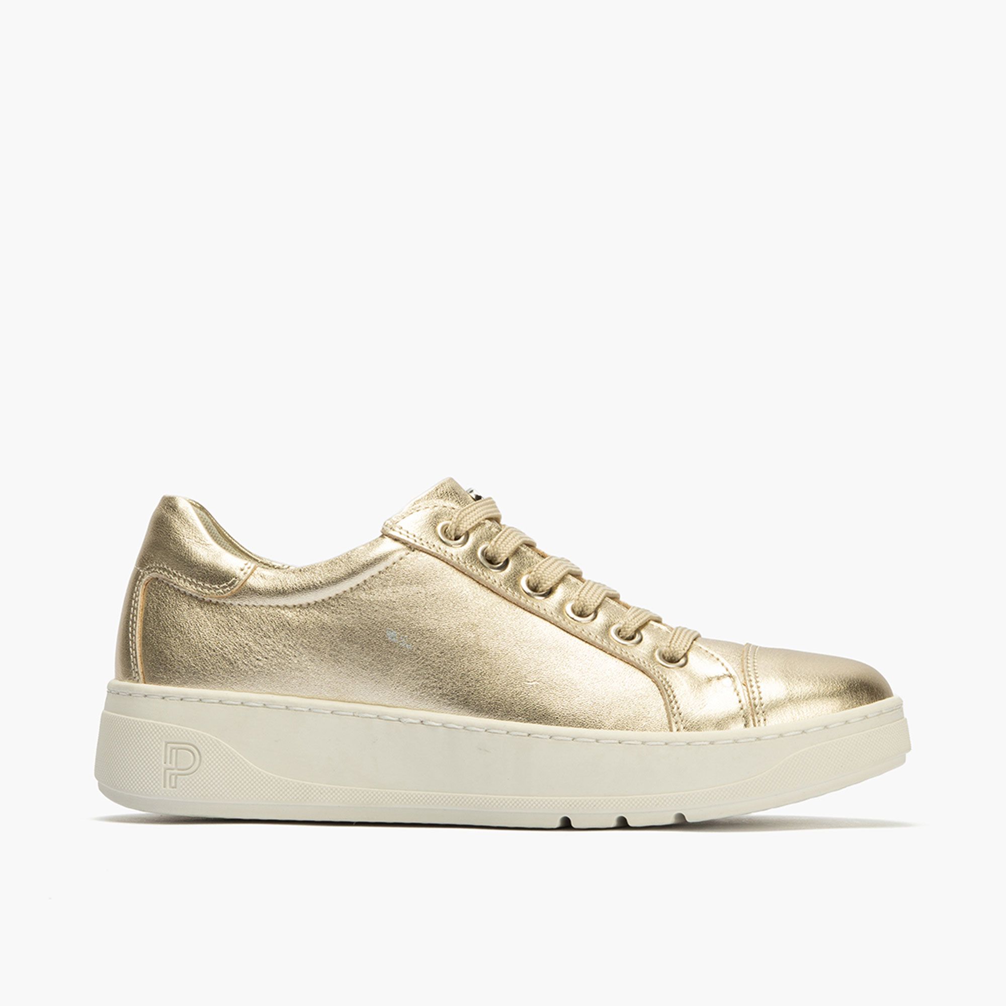 Pitillos
Sneaker in pelle
laminata
con suola 4cm