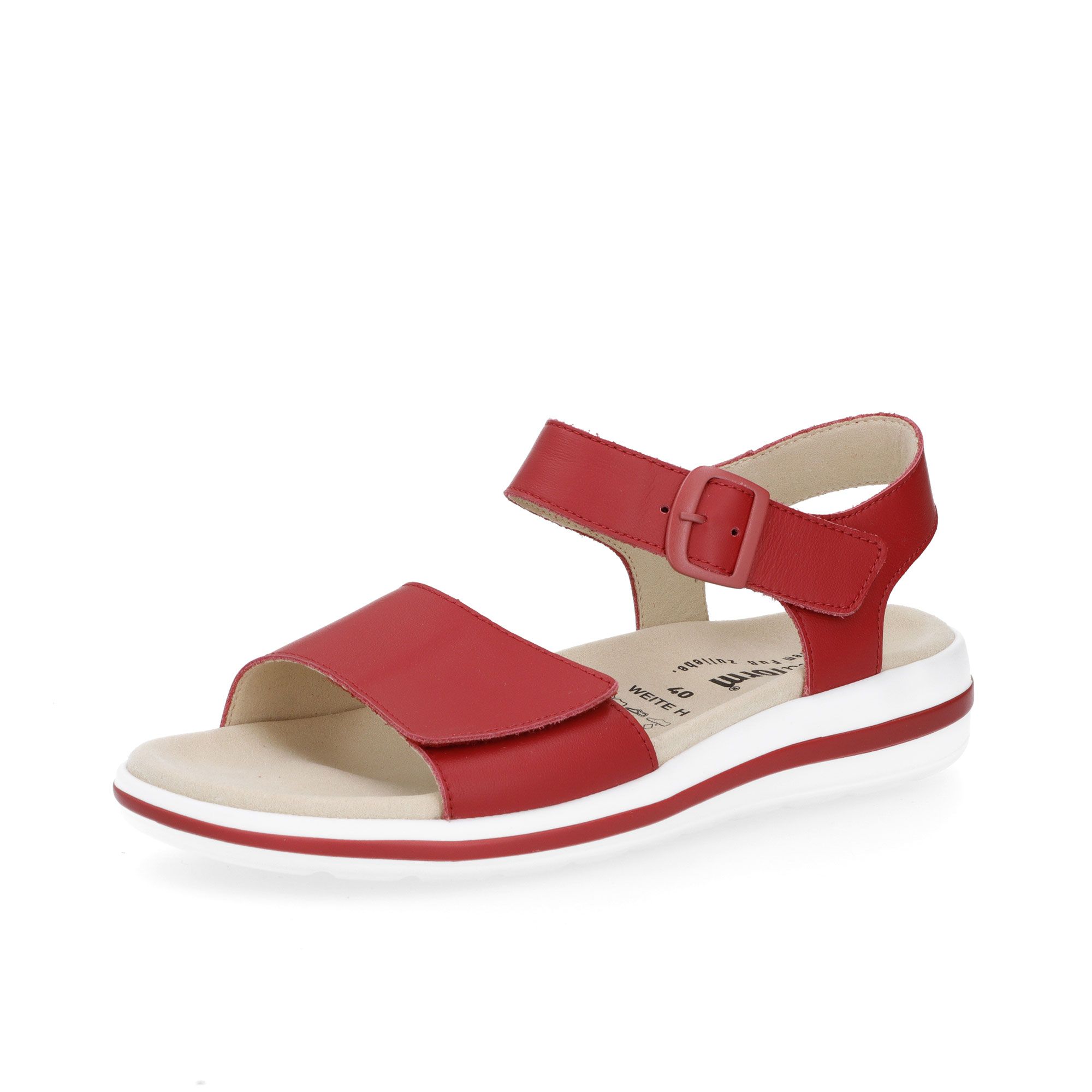 Vitaform
Sandali in pelle
con fibbia decorativa
e suola 3,5 cm