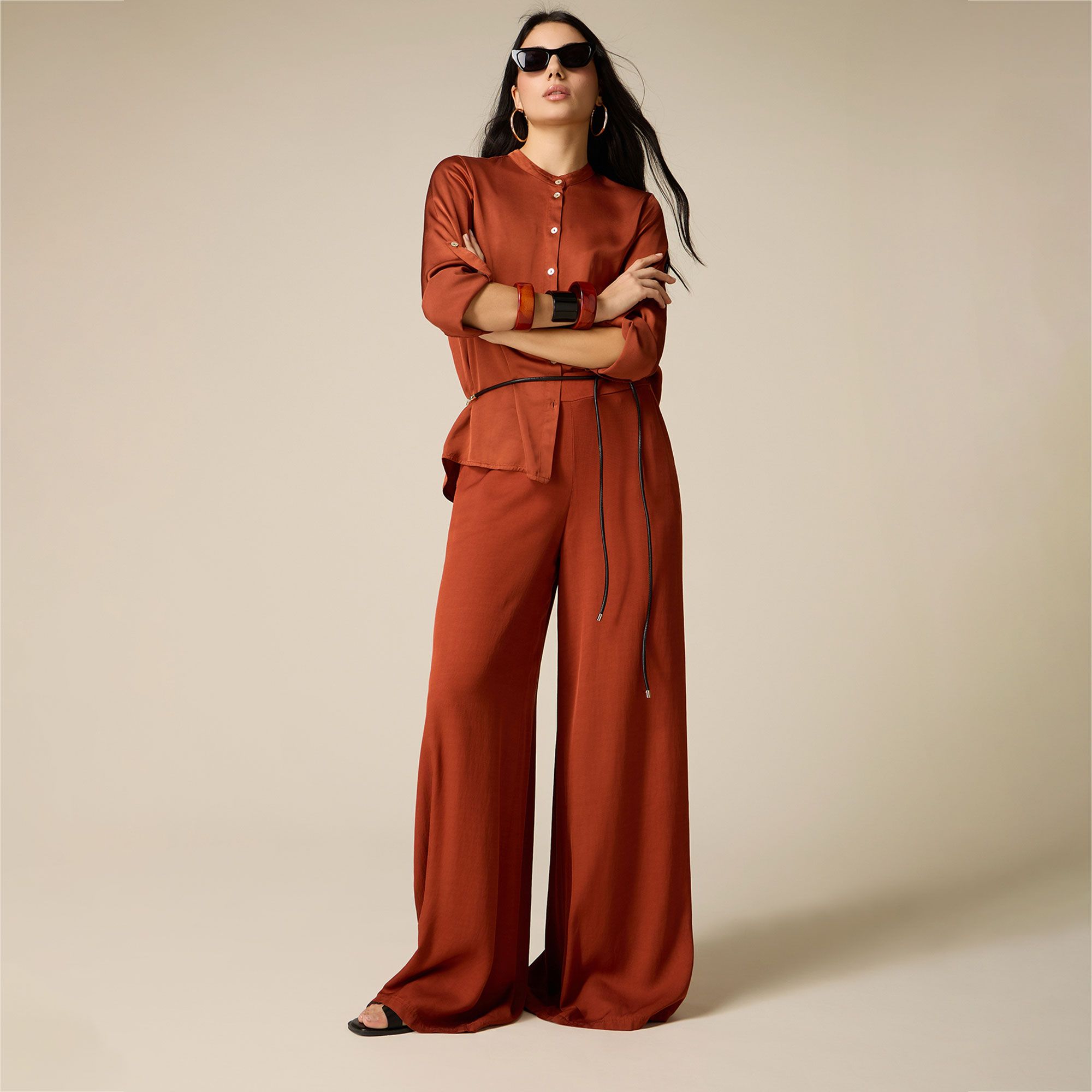 Oltre Pantaloni palazzo con tasche