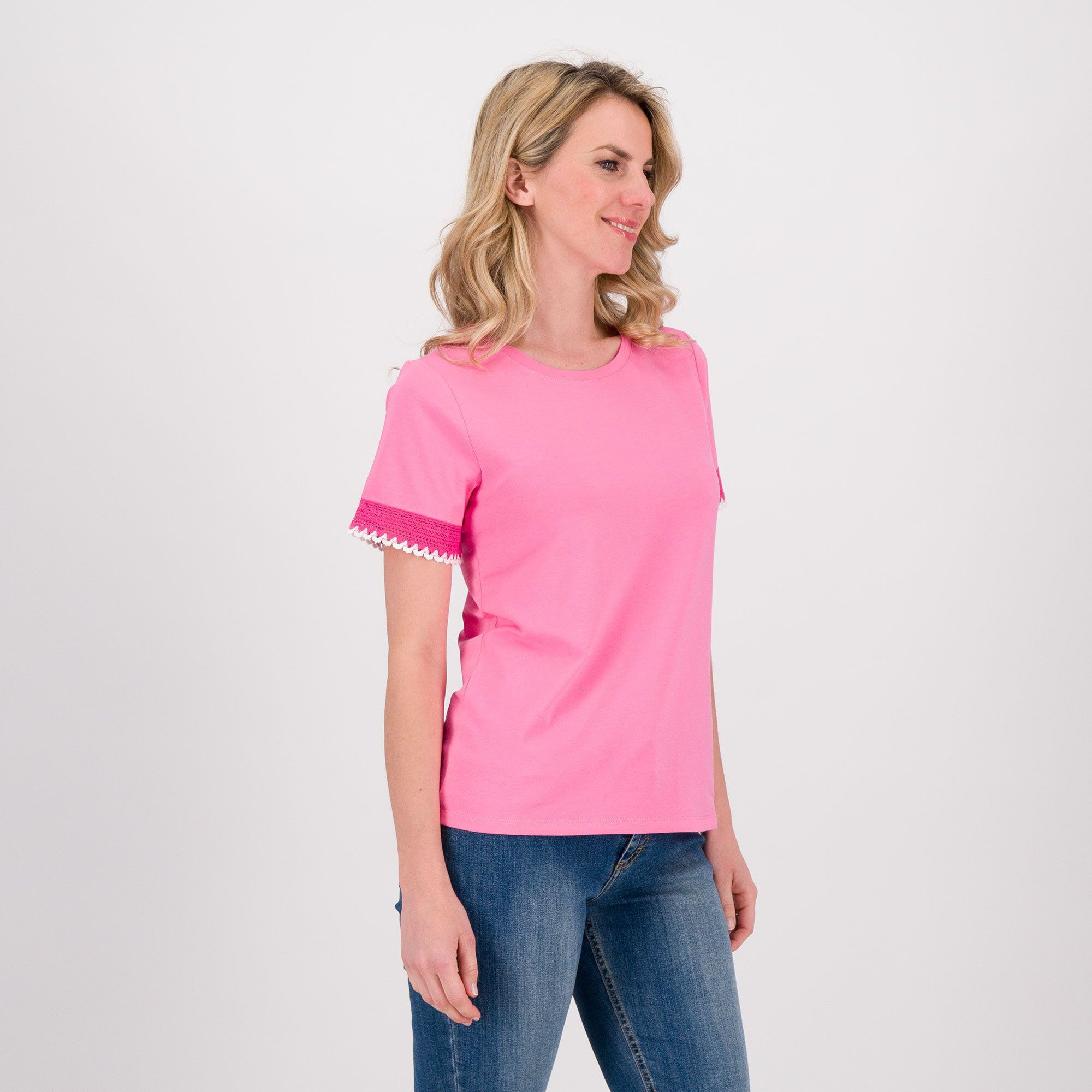 QVC Isaac Mizrahi Live T-Shirt a maniche corte in jersey di cotone e modal